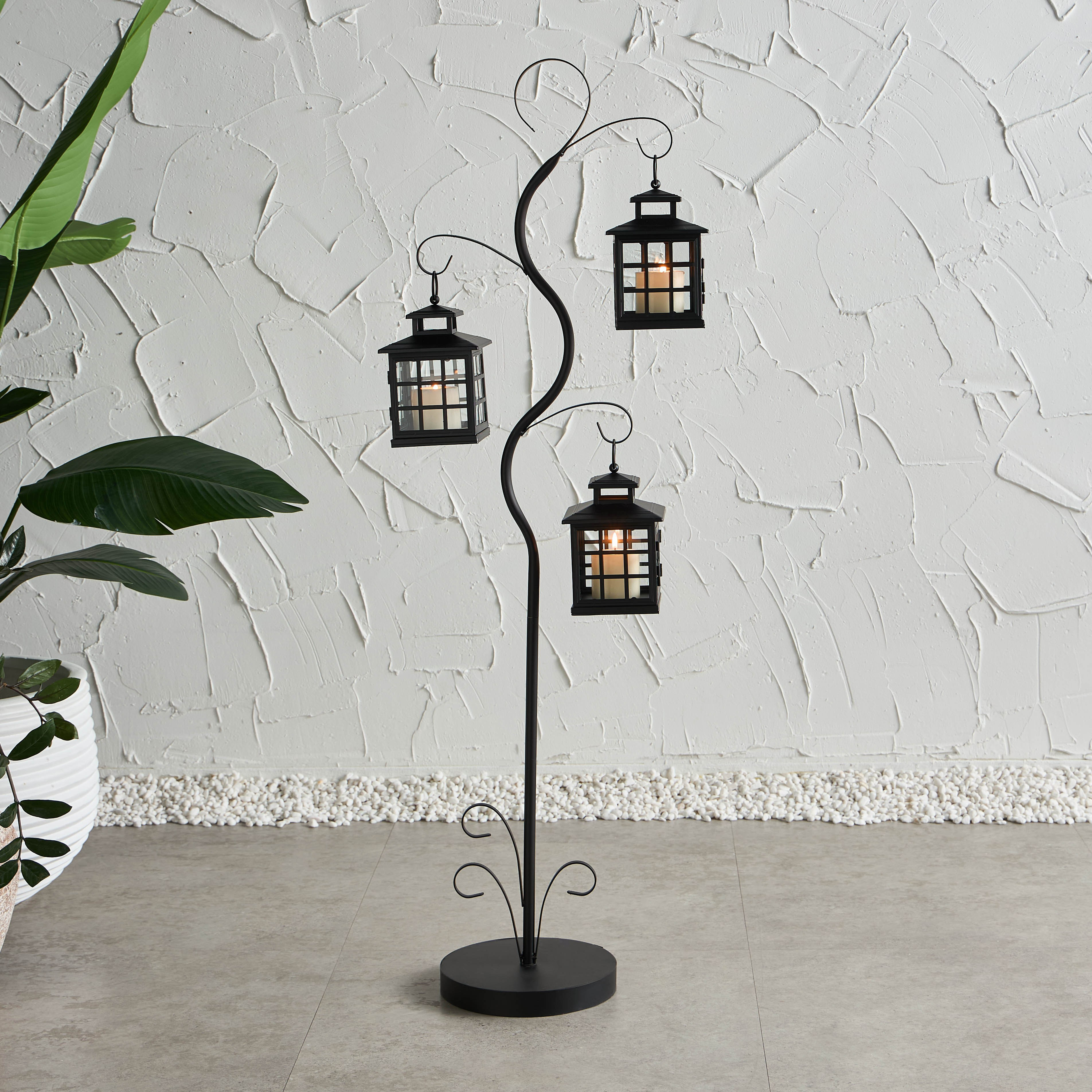 Mateo Metal Hanging Lantern - 130 cm-household-decor-candleholdersandlanterns-image-2