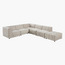 وحدة كنبة قماش دون مساند ذراعين - ليندرو-furniture-modular-modularsofas-leandro-image-3