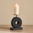 Dole Charred Log Pillar Candleholder-household-decor-candleholdersandlanterns-image-2