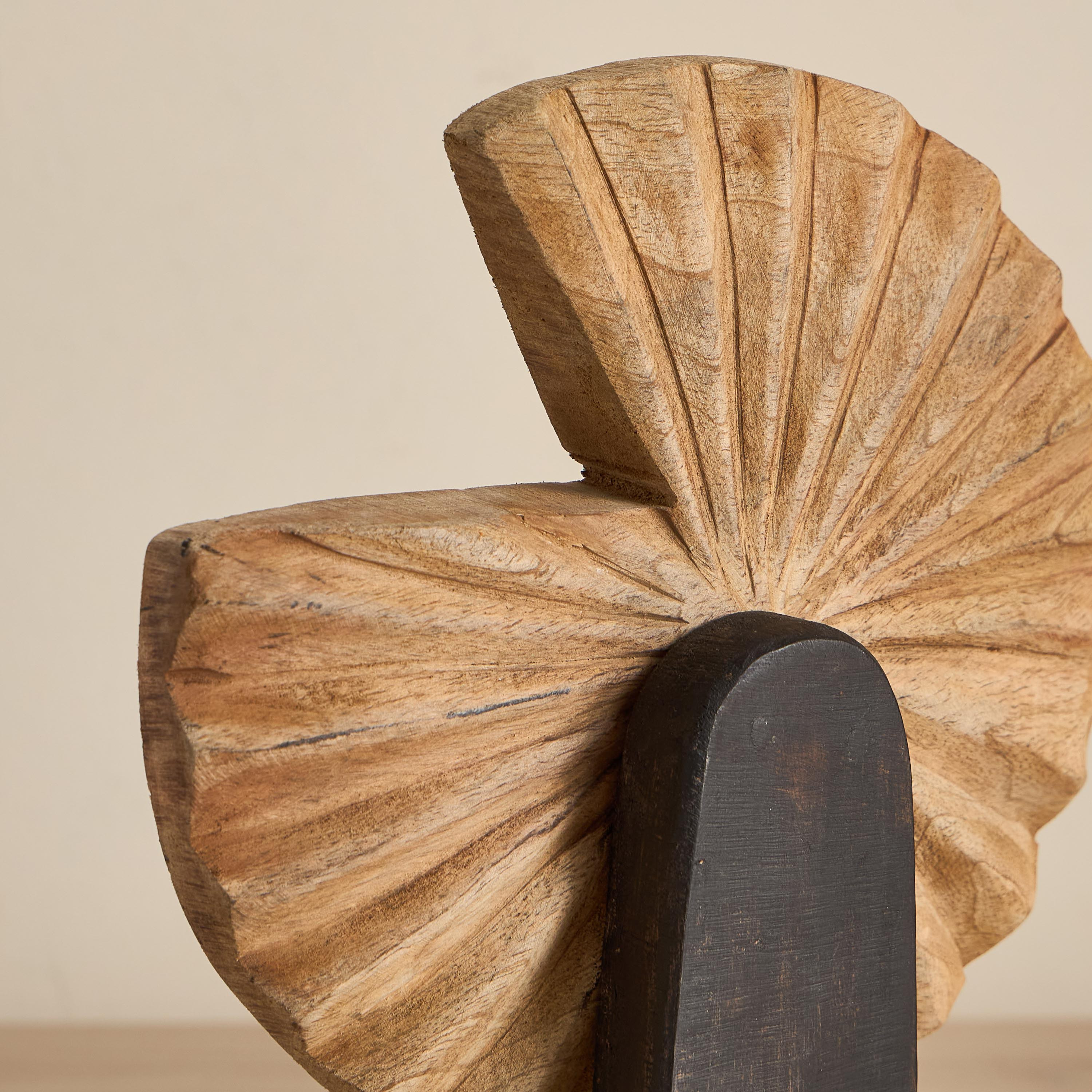 Leon Cut Fluted Disc on Base Decorative Accent-household-decor-decorativeobjectsandsculptures-image-2