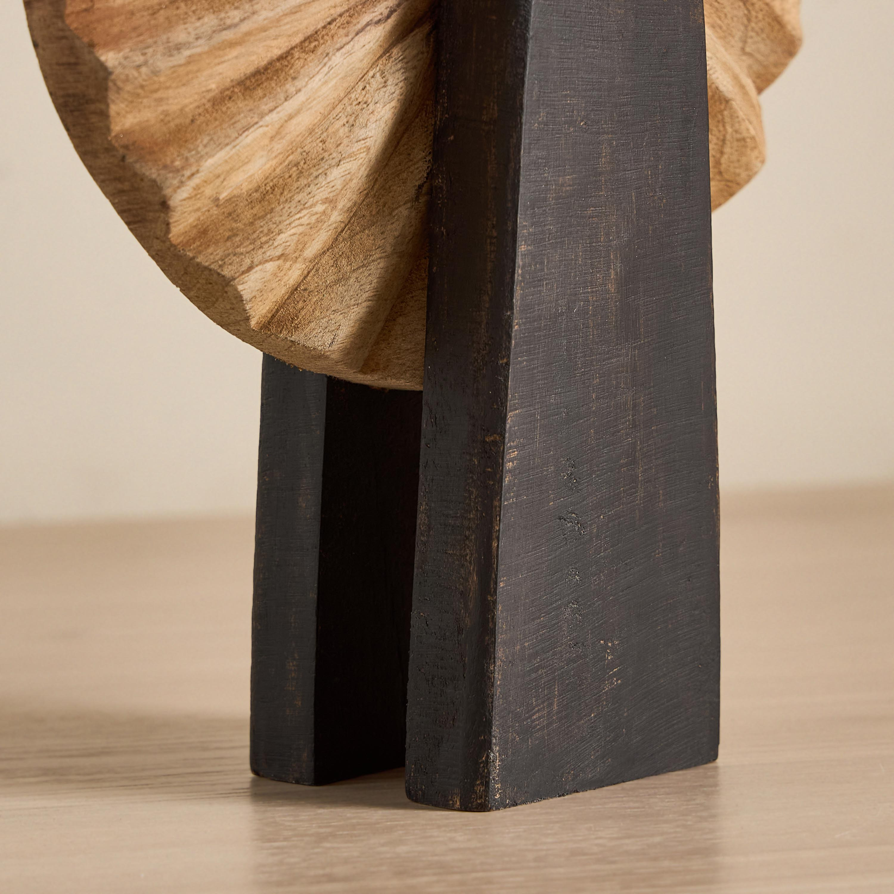 Leon Cut Fluted Disc on Base Decorative Accent-household-decor-decorativeobjectsandsculptures-image-3