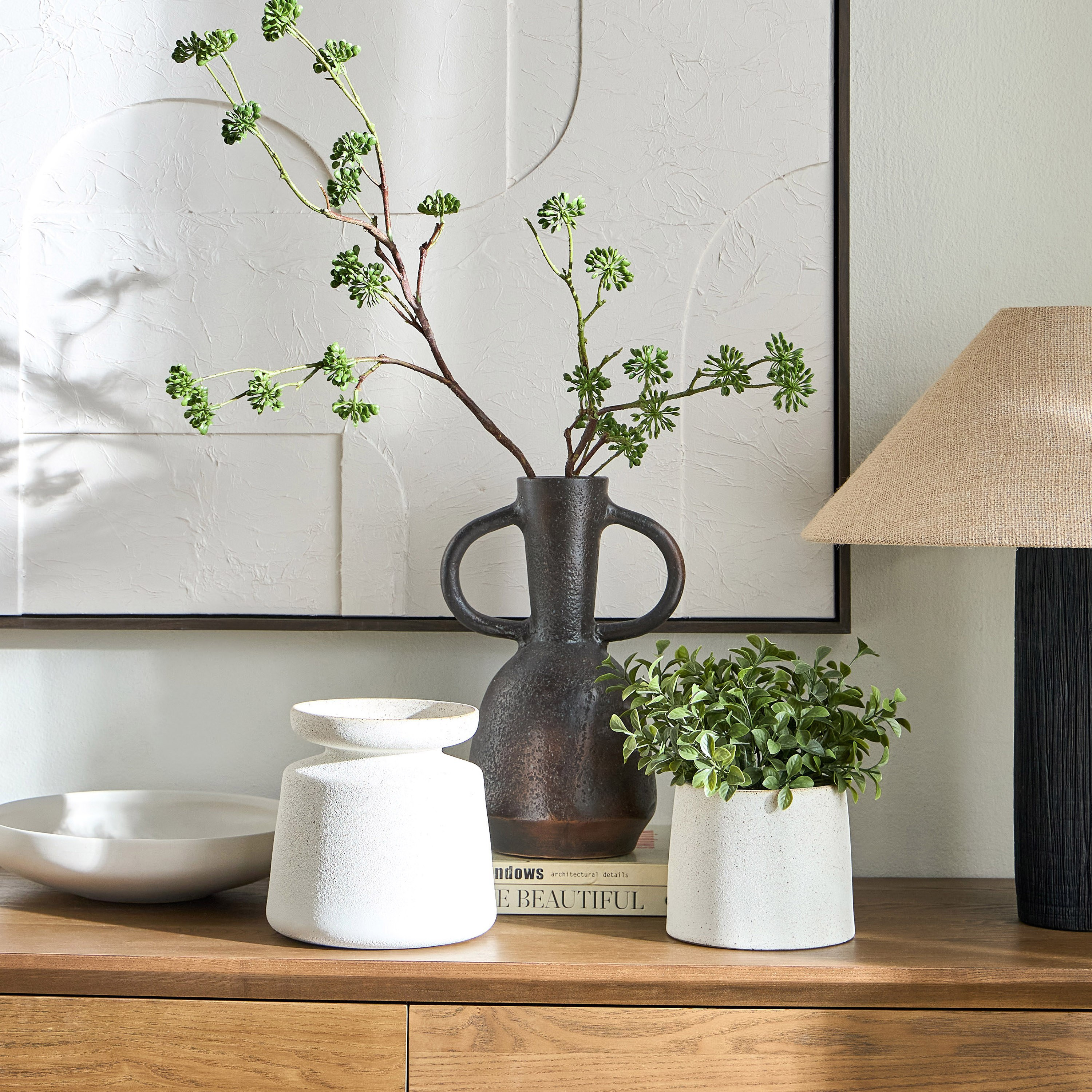 إناء زرع سيراميك - هيرتاج - 13 سم-household-gardenandoutdoor-potsandplanters-planters-image-4