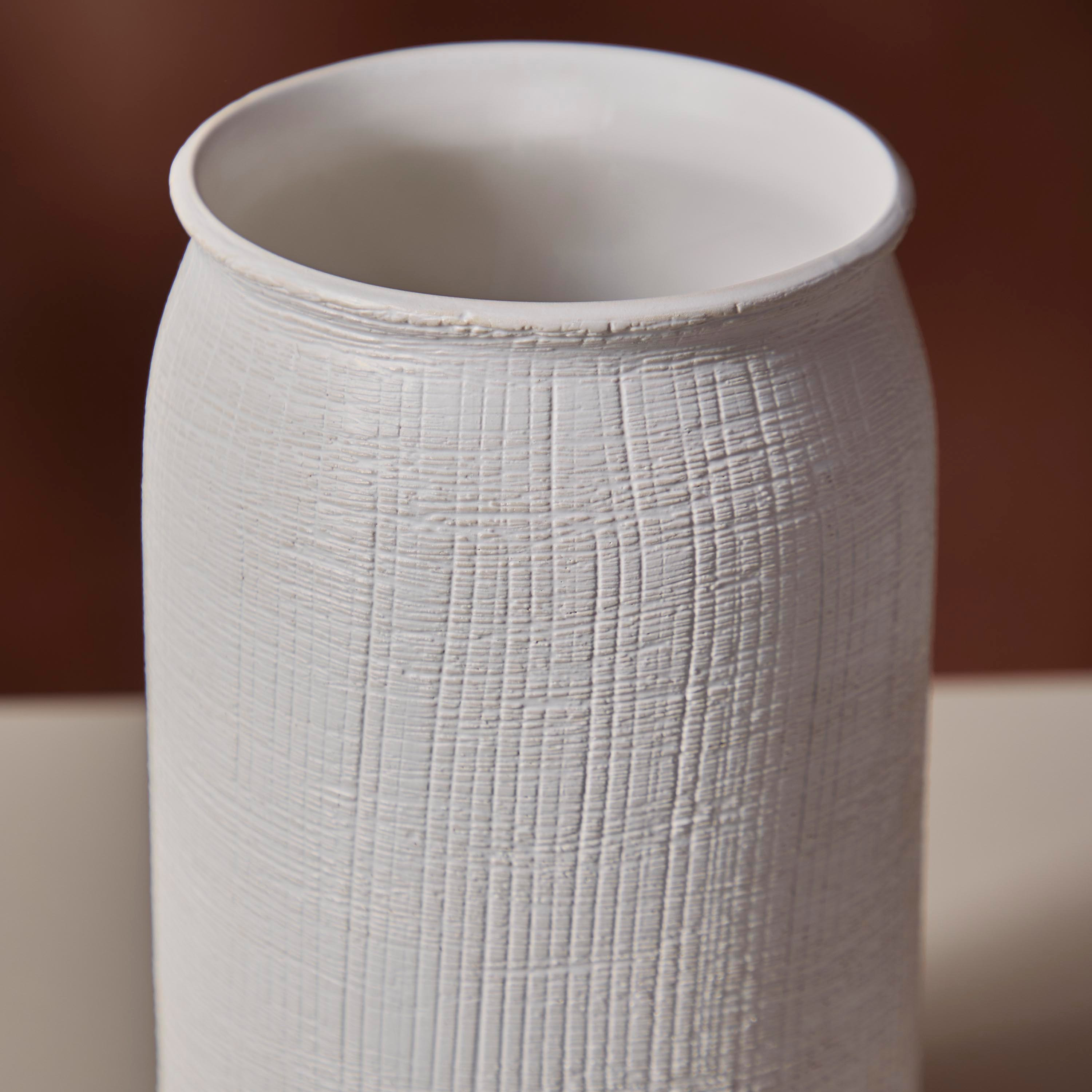Masa Milk Ceramic Table Vase - 23 cm-household-decor-vasesandbowls-image-2