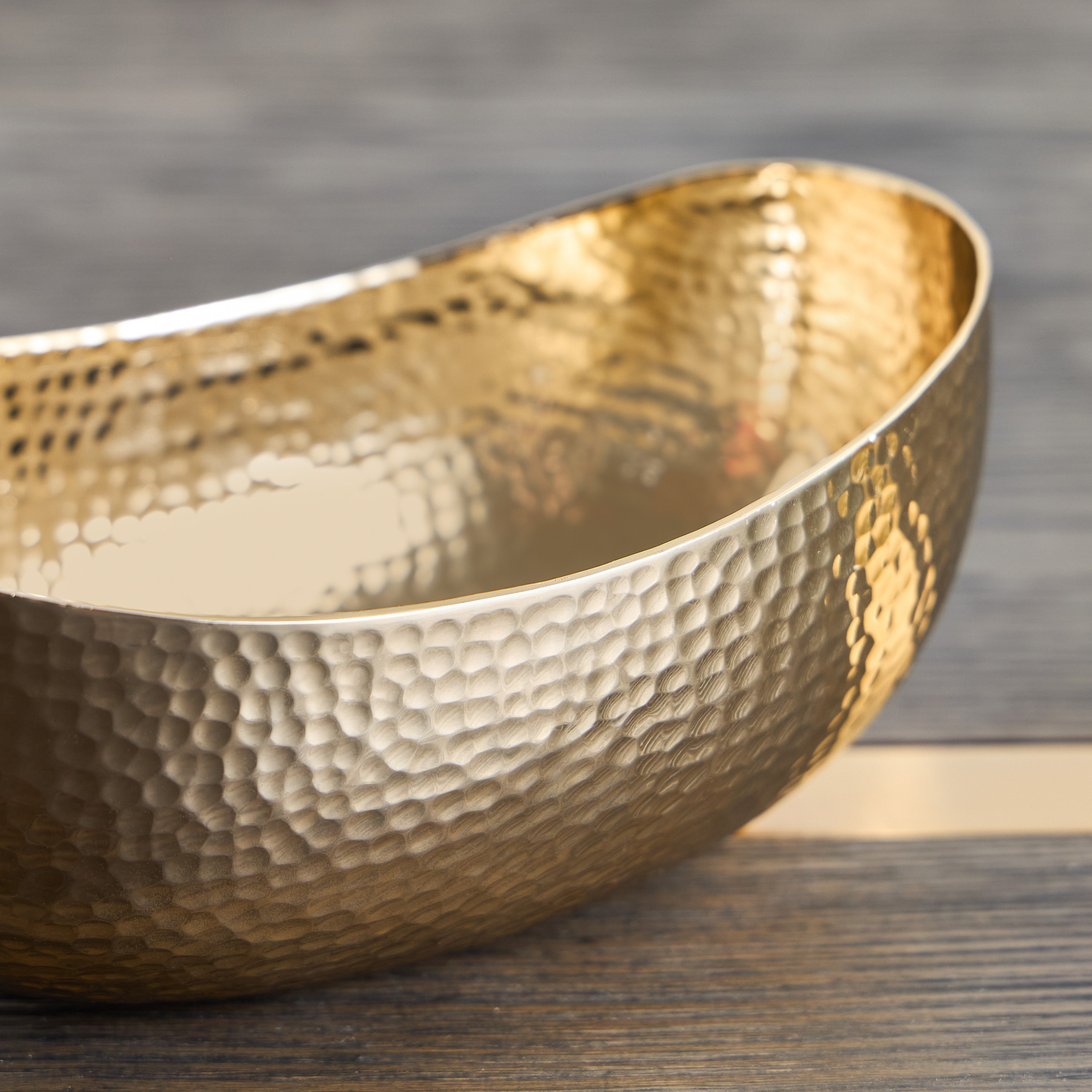Kerry Metal Decorative Bowl - 12 cm-household-decor-vasesandbowls-image-2