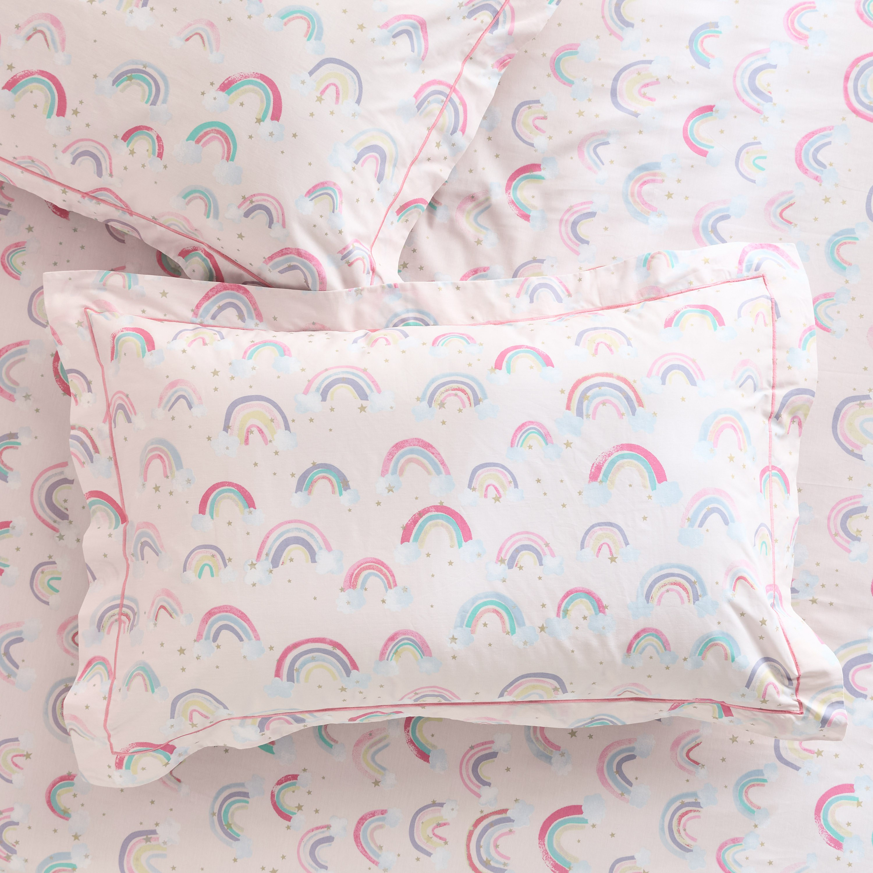 Dreamz Sunshine Cotton 200 Thread Count 2-Piece Pillow Case Set - 50x75 cm-babyandkids-beddingandwindows-bedding-pillowcases-image-2