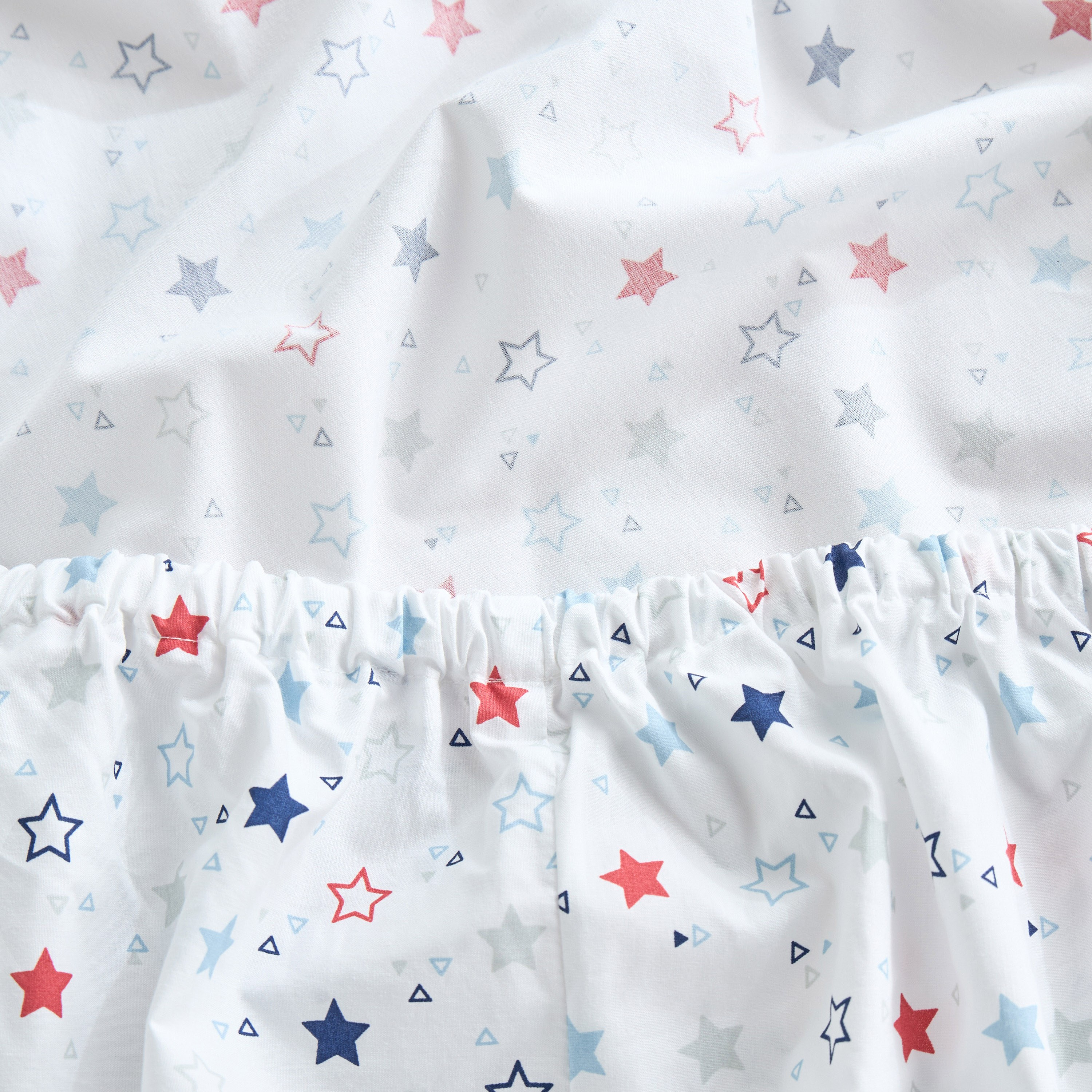 Eco Cotton 200 Thread Count Full Fitted Sheet - 120x200 cm-babyandkids-beddingandwindows-bedding-fittedandflatsheets-image-2