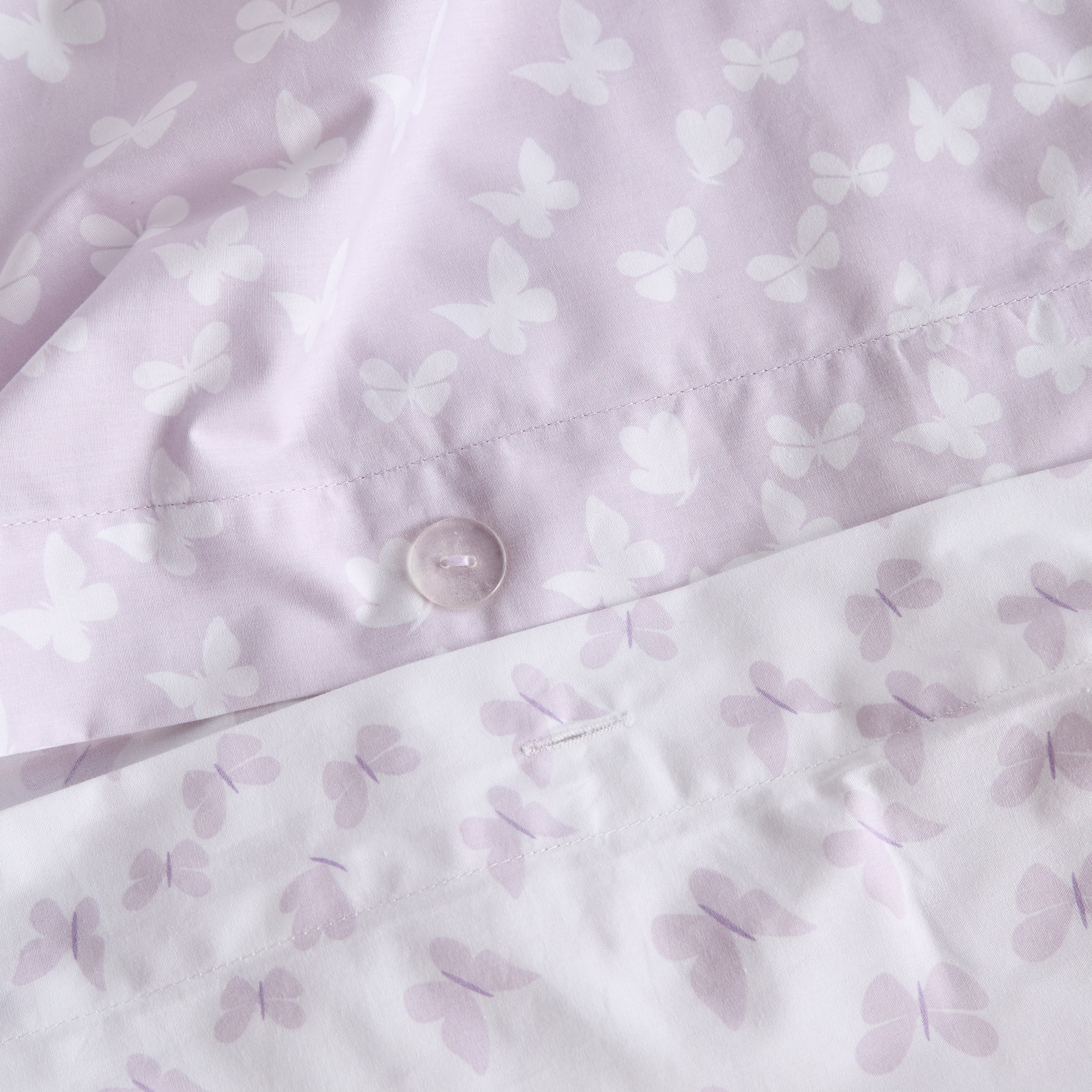 Eco Butterfly Cotton 200 Thread Count 2-Piece Queen Duvet Cover Set - 160x200 cm-babyandkids-beddingandwindows-bedding-duvetcovers-image-4