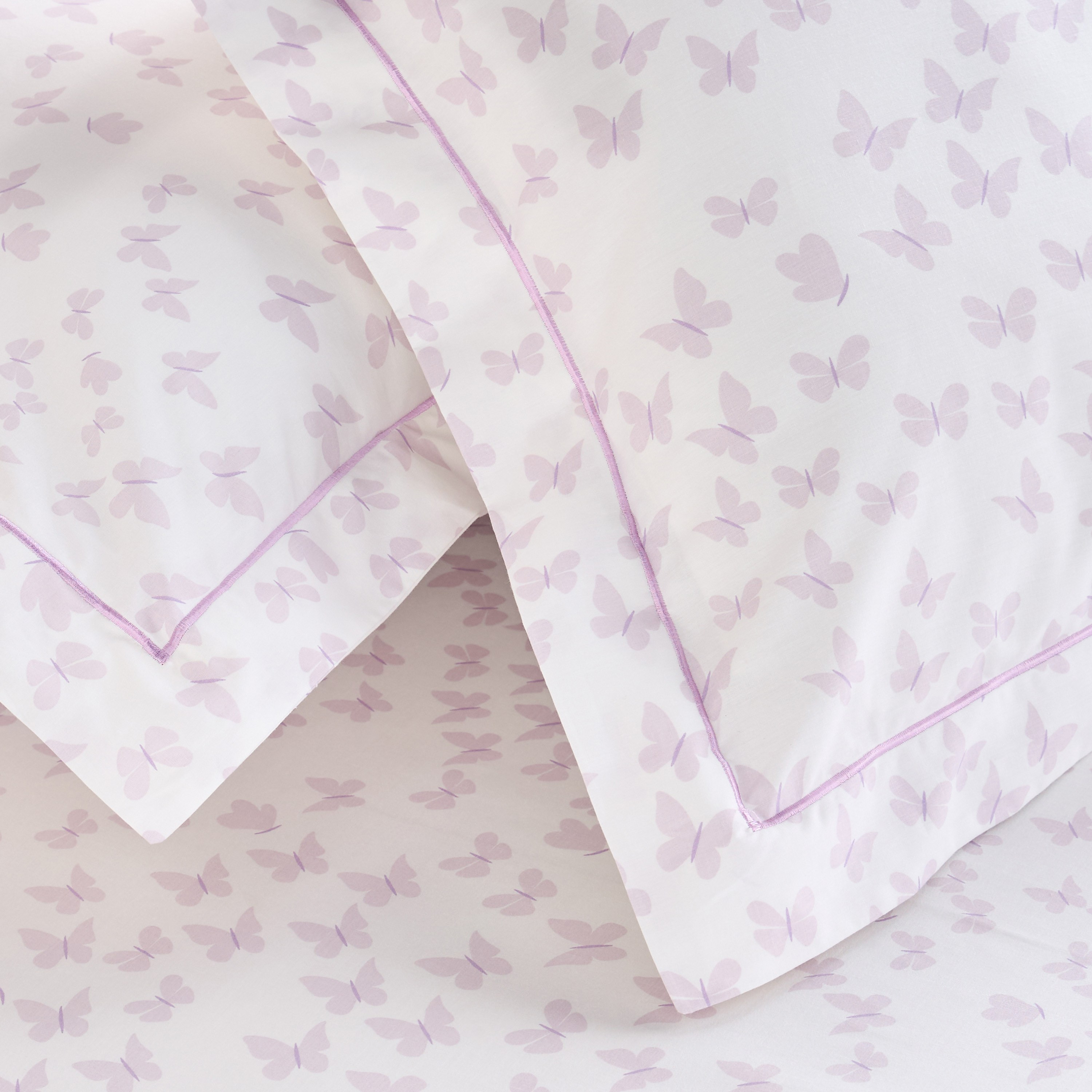 Eco Butterfly Cotton 200 Thread Count 2-Piece Pillowcase Set - 50x75 cm-babyandkids-beddingandwindows-bedding-pillowcases-image-3
