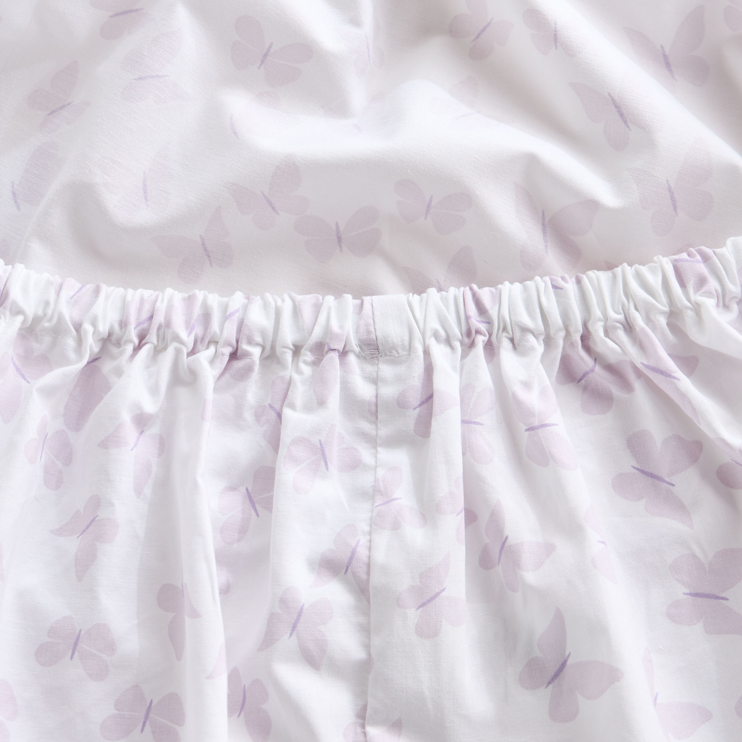 شرشف مطاطي قطن فردي - إيكو باترفلاي- 90x200 سم-babyandkids-beddingandwindows-bedding-fittedandflatsheets-image-2