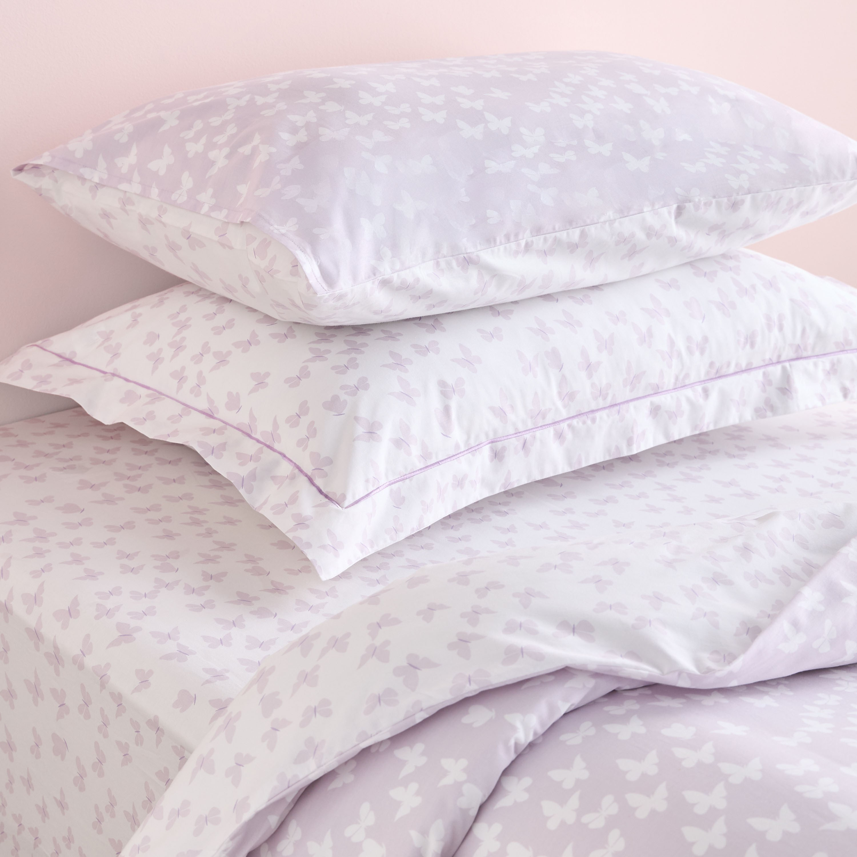 شرشف مطاطي قطن فردي - إيكو باترفلاي- 90x200 سم-babyandkids-beddingandwindows-bedding-fittedandflatsheets-image-3