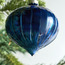 Ribbed Glass Hanging Ornament - 8 cm-household-christmas-decorandtableware-decoraccessories-image-2