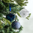 Ribbed Glass Hanging Ornament - 8 cm-household-christmas-decorandtableware-decoraccessories-image-3