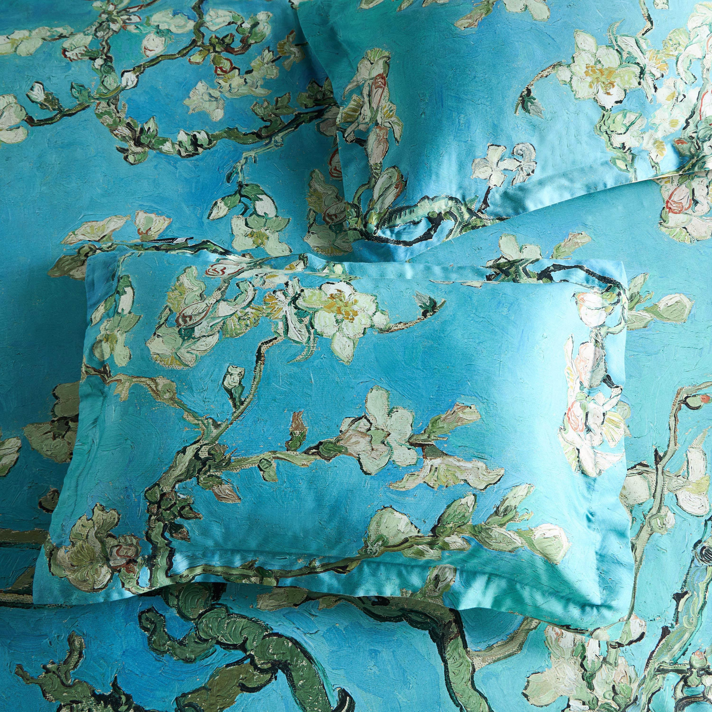 Van Gogh Almond Blossom Cotton 3-Piece Super King Duvet Cover Set - 220x260 cm-household-bedding-duvetandcovers-duvetcovers-image-3