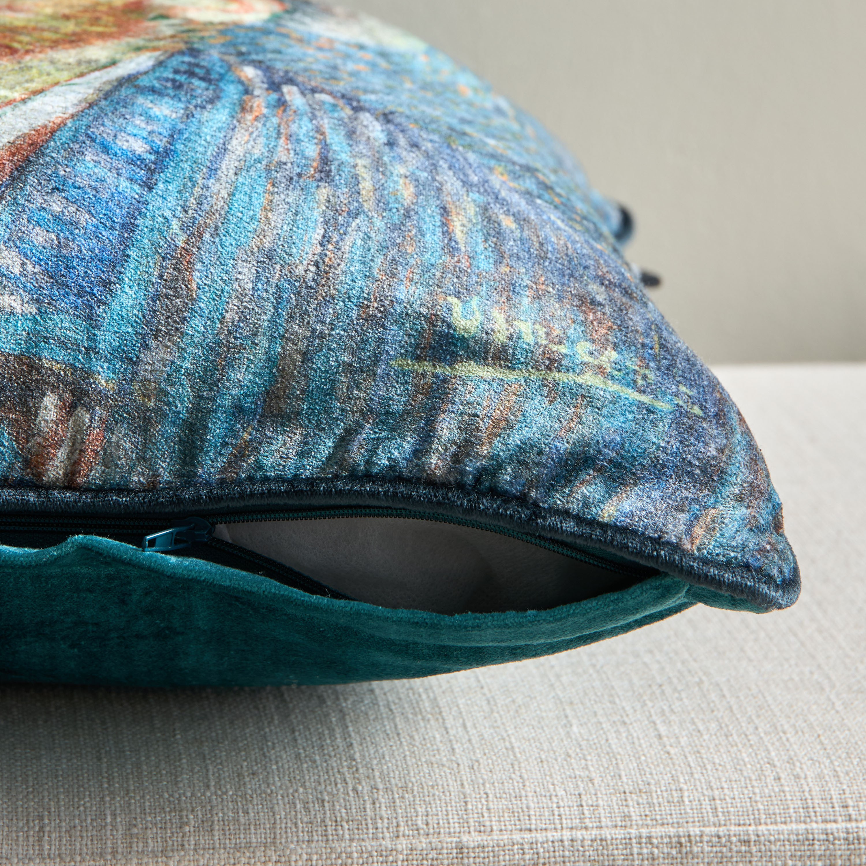 Van Gogh Velvet Cushion Cover - 45x45 cm-household-cushionsandthrows-cushioncovers-image-3