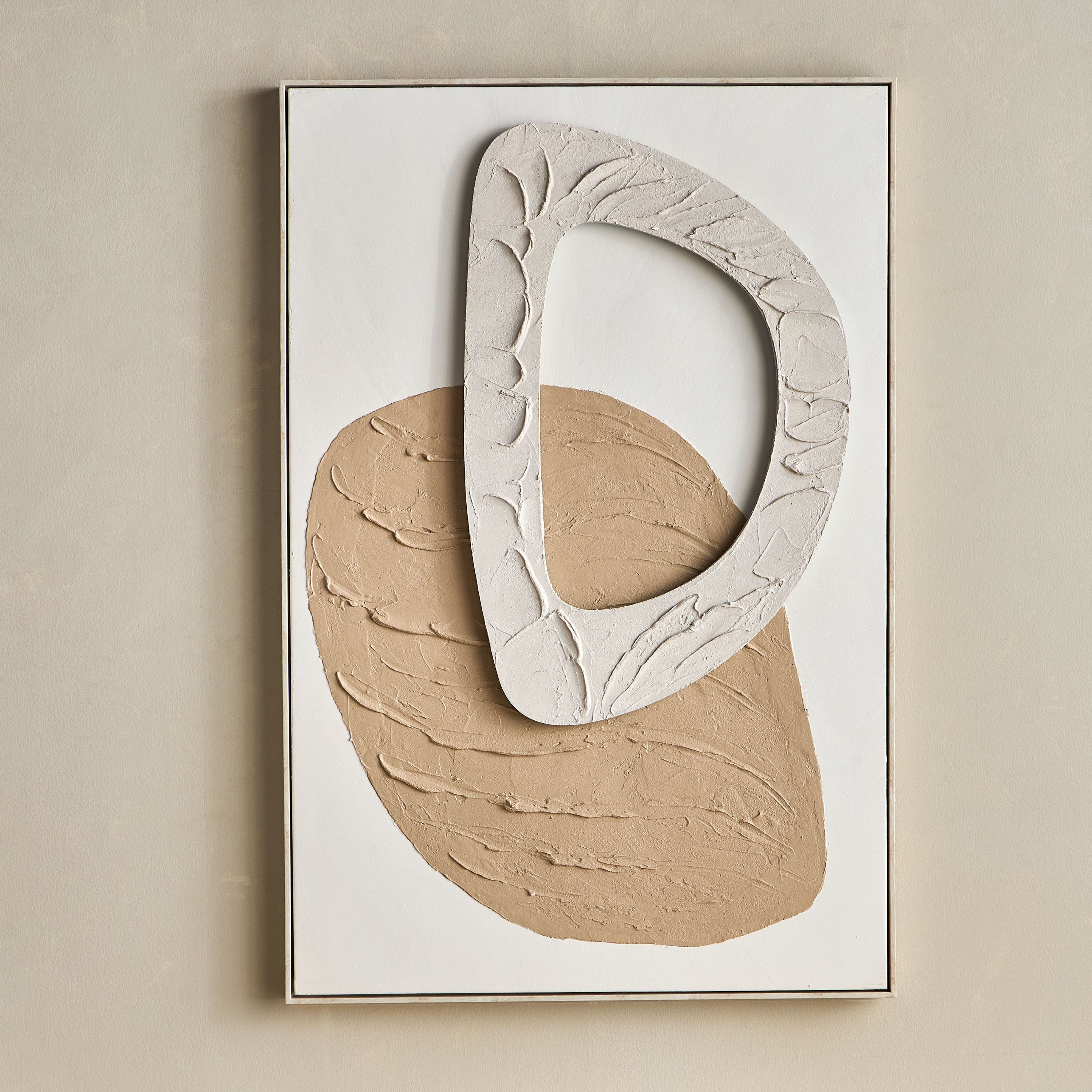 لوحة زيتية مؤطرة بكانفاس ليد زينة حائط - 80x120 سم-household-walldecorandmirrors-wallart-image-1