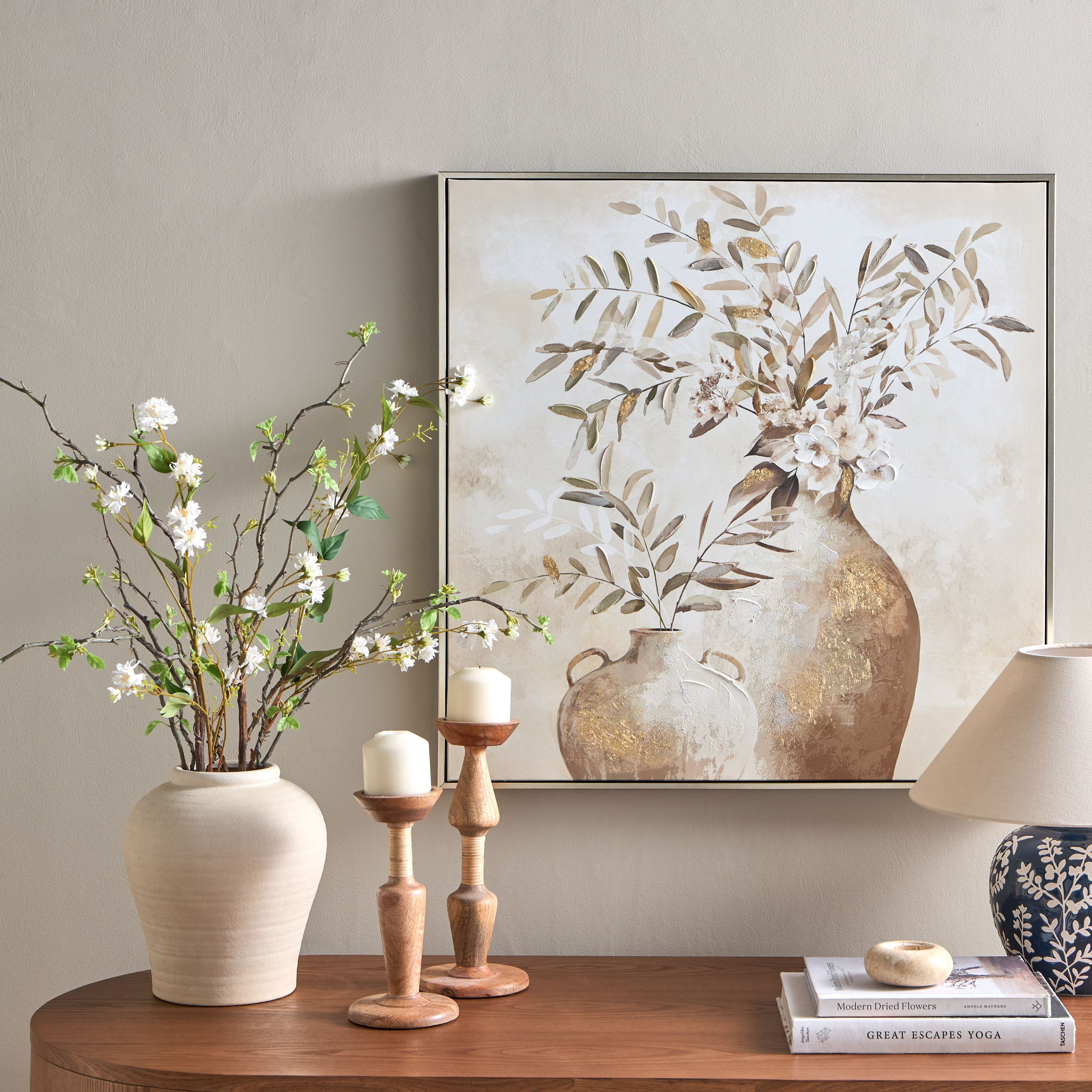 زينة حائط كانفاس مؤطرة - أرامينتا - 80x80 سم-household-walldecorandmirrors-wallart-image-4