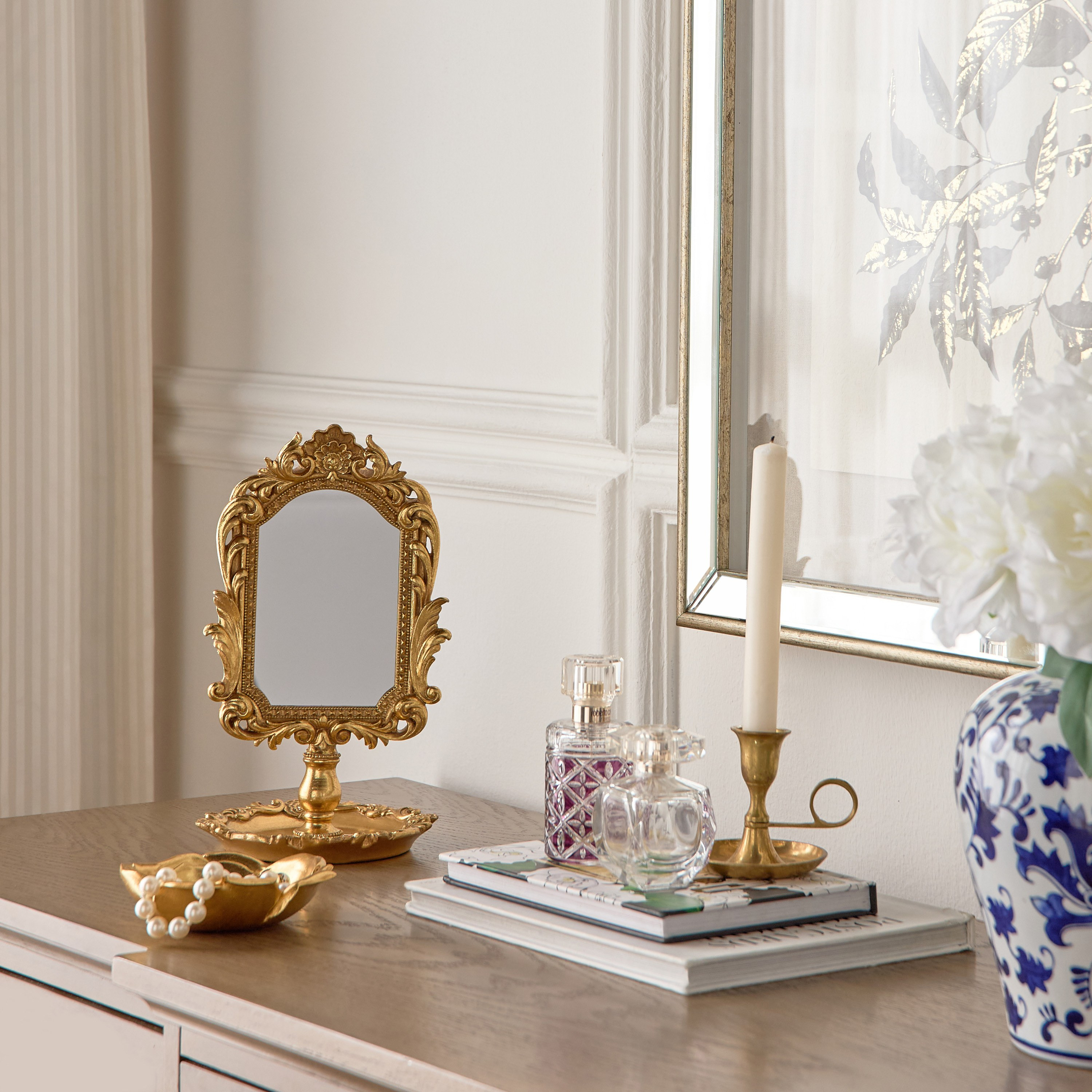Cassia Vanity Mirror - 27 cm-household-storage-cosmeticorganizing-makeupmirrors-image-4