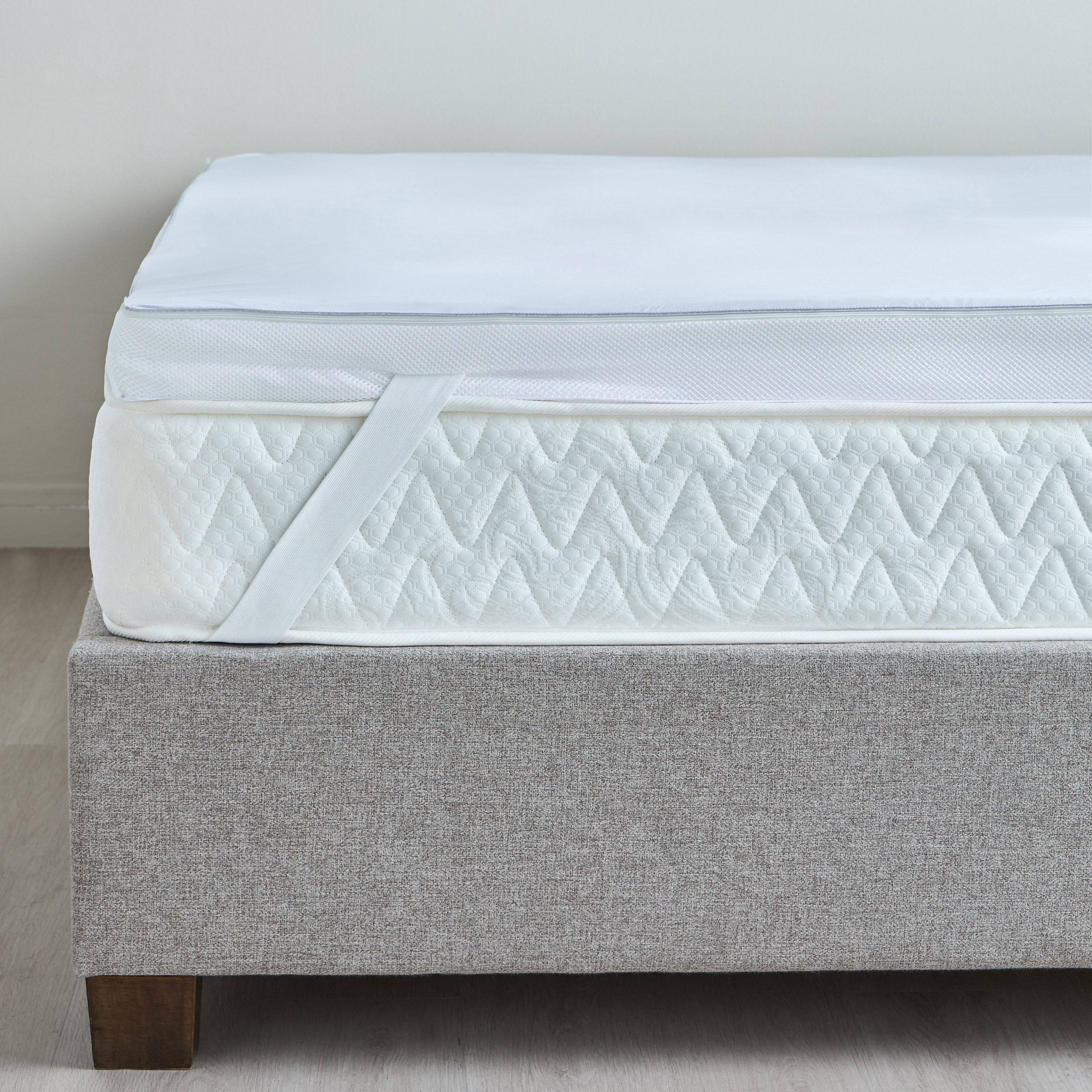 Hybrid Super King Memory Foam Mattress Topper - 200x200+8 cm