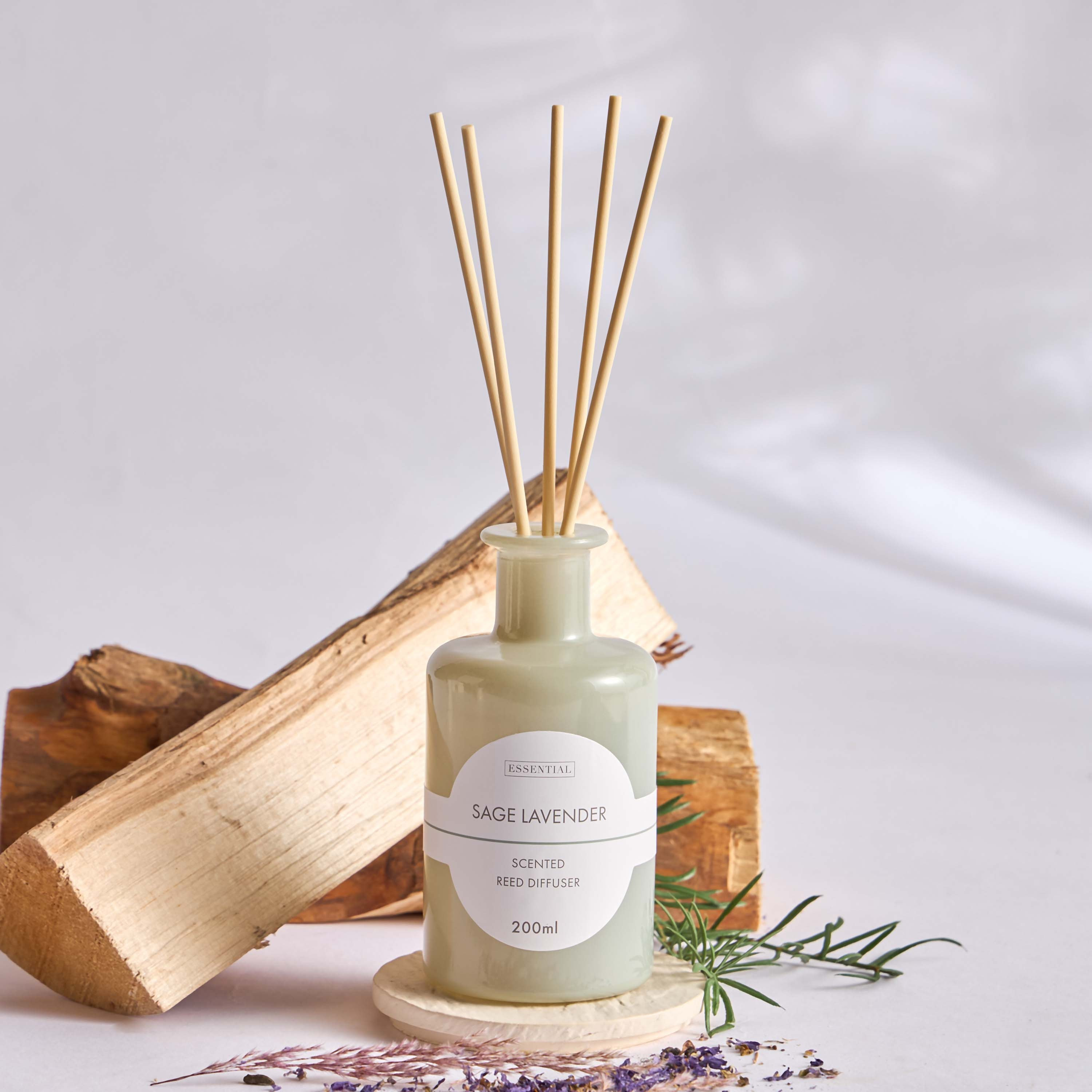 Essentials Sage Lavender Reed Diffuser - 200 ml-household-homefragrance-reeddiffusers-image-1