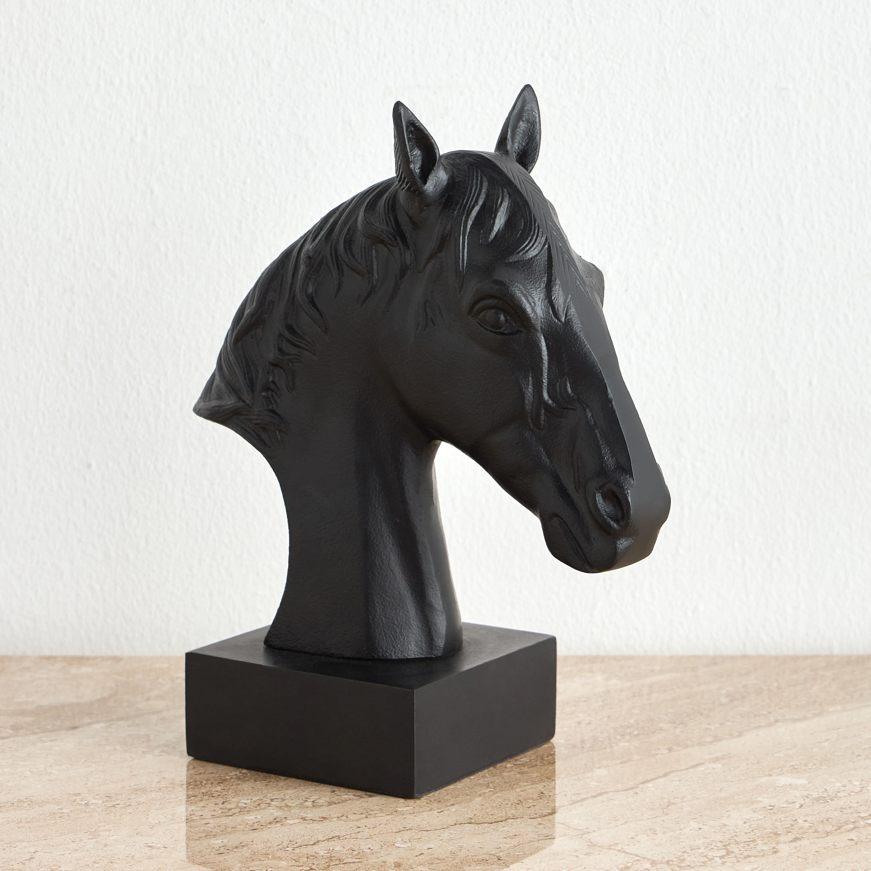 قطعة ديكور بتصميم رأس حصان - ستاليون-household-decor-decorativeobjectsandsculptures-image-1