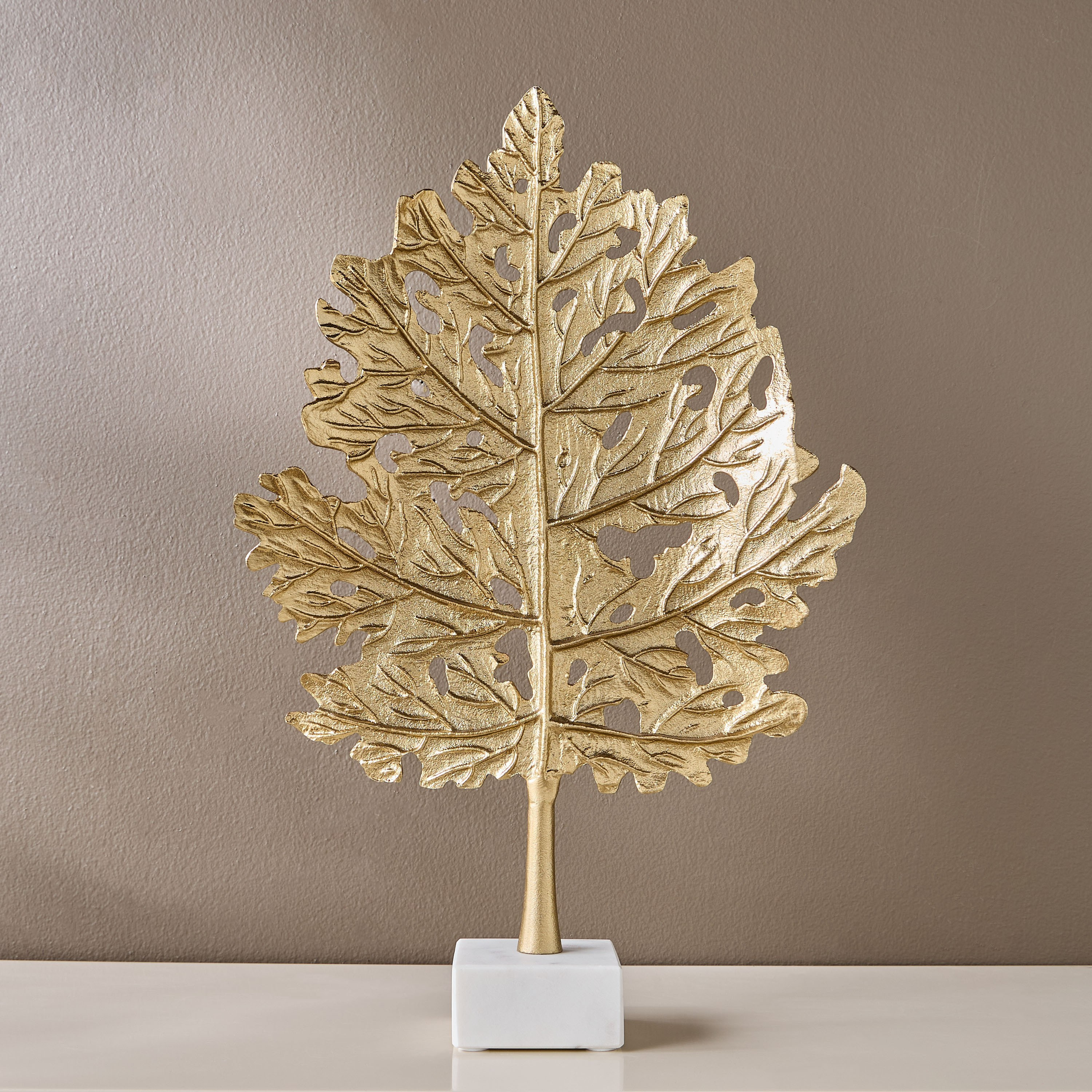 Willlow Leaf on Stand Decorative Accent-household-decor-decorativeobjectsandsculptures-image-1