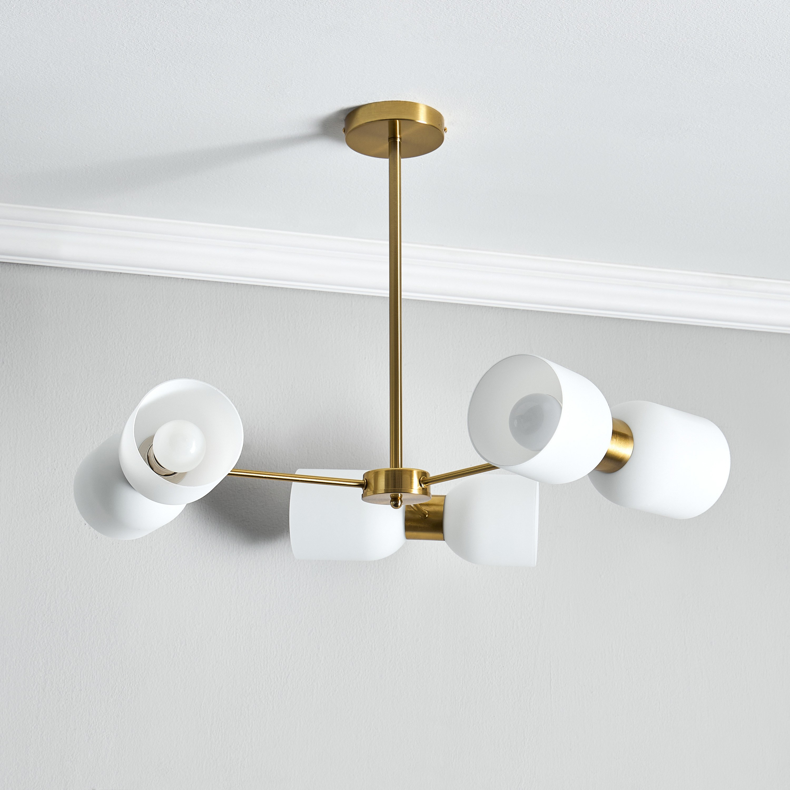 Ria 6-Light Glass Chandelier-household-lighting-ceilinglamps-chandeliers-image-1