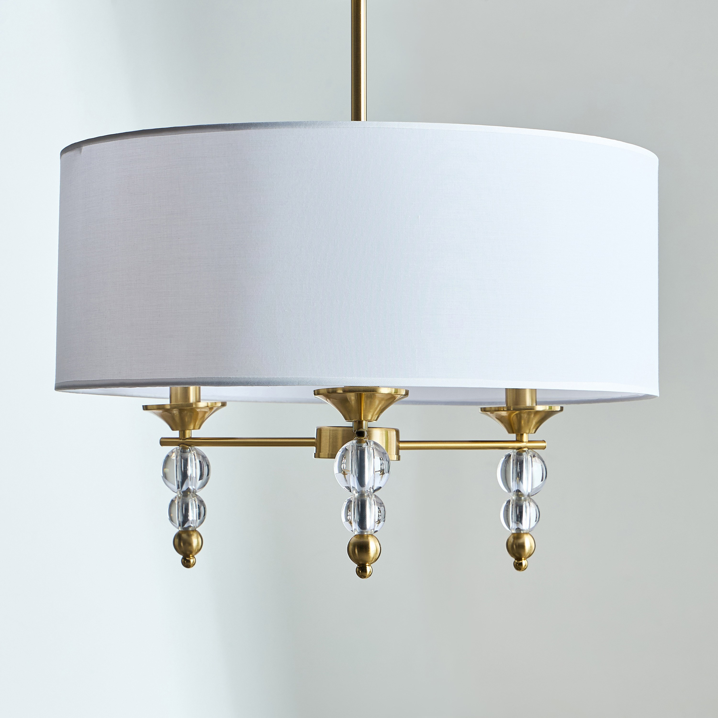 Gem 3-Light Glass Chandelier-household-lighting-ceilinglamps-chandeliers-image-1