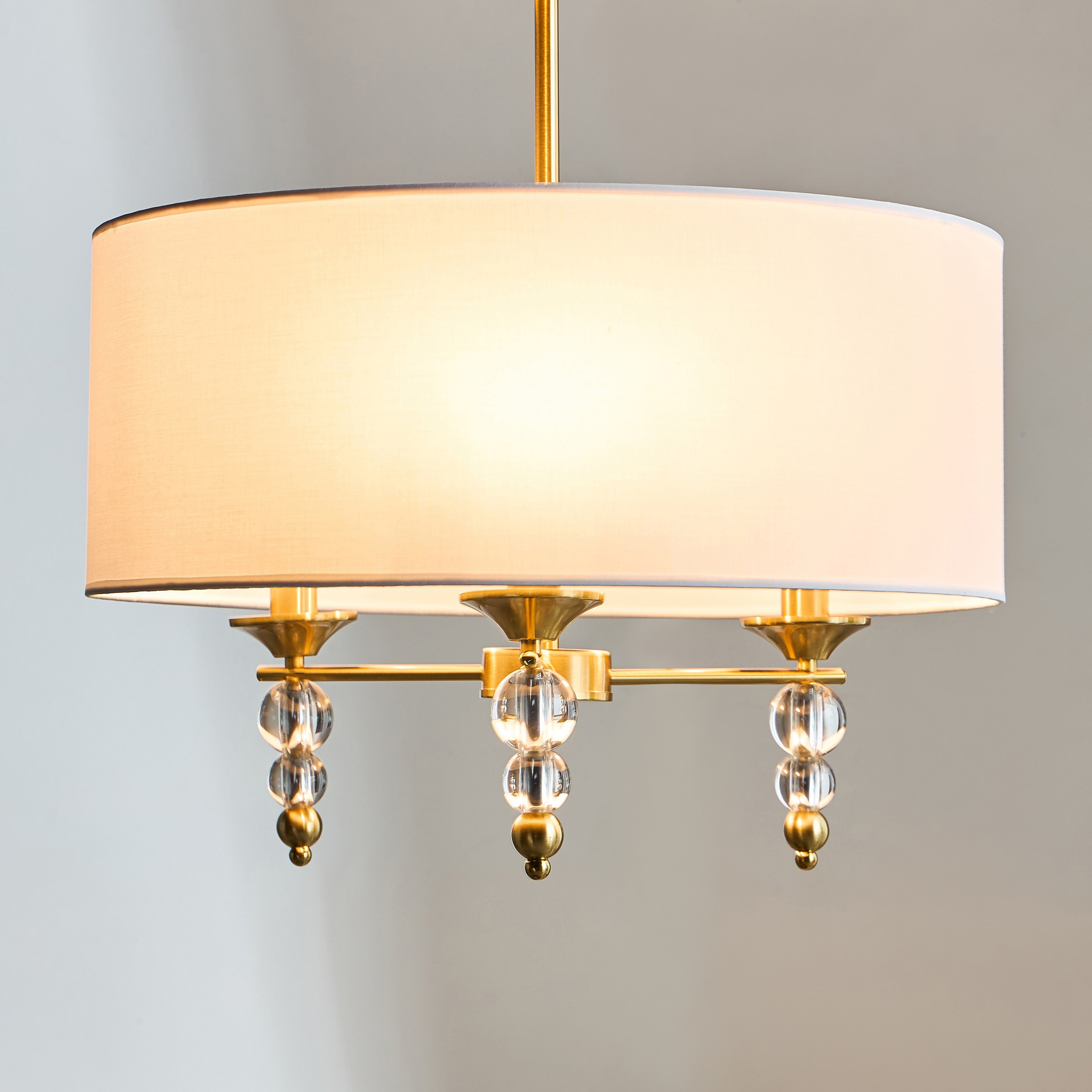 Gem 3-Light Glass Chandelier-household-lighting-ceilinglamps-chandeliers-image-2