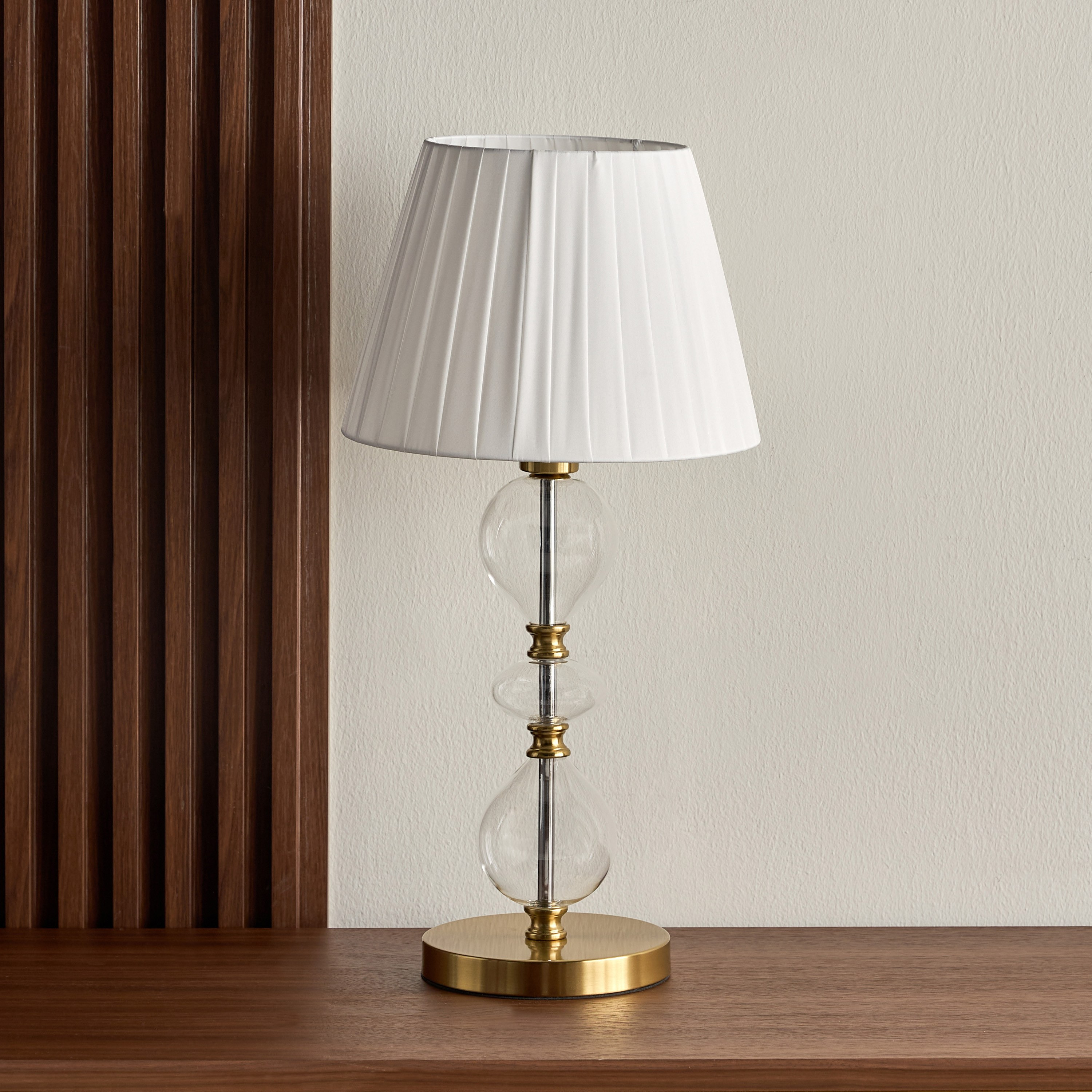Janna Glass Table Lamp - 60 cm