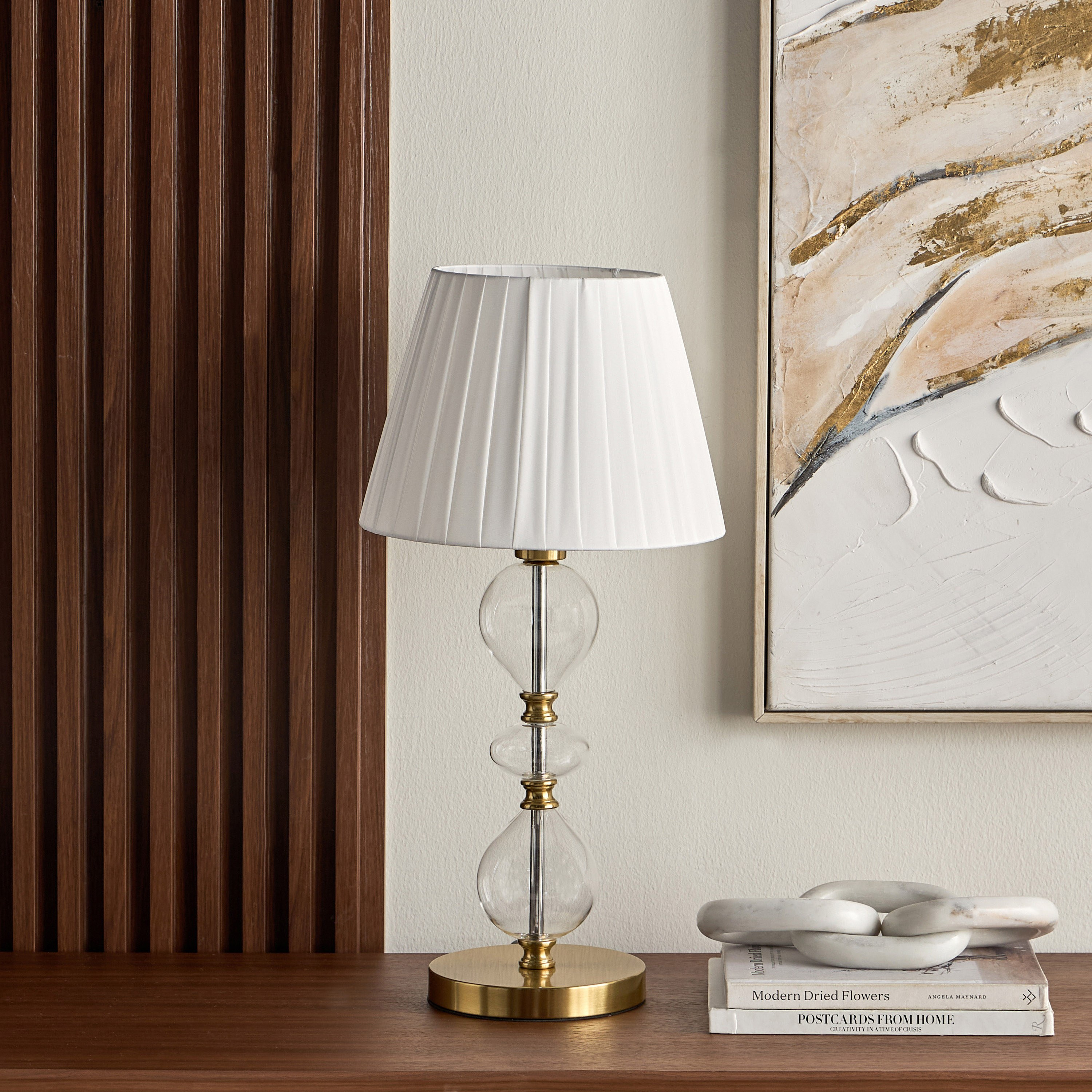 Janna Glass Table Lamp - 60 cm-household-lighting-tableanddesklamps-image-5
