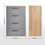 خزانة بـ 4 أدراج - لورينزو-furniture-bedroom-chestofdrawers-image-1