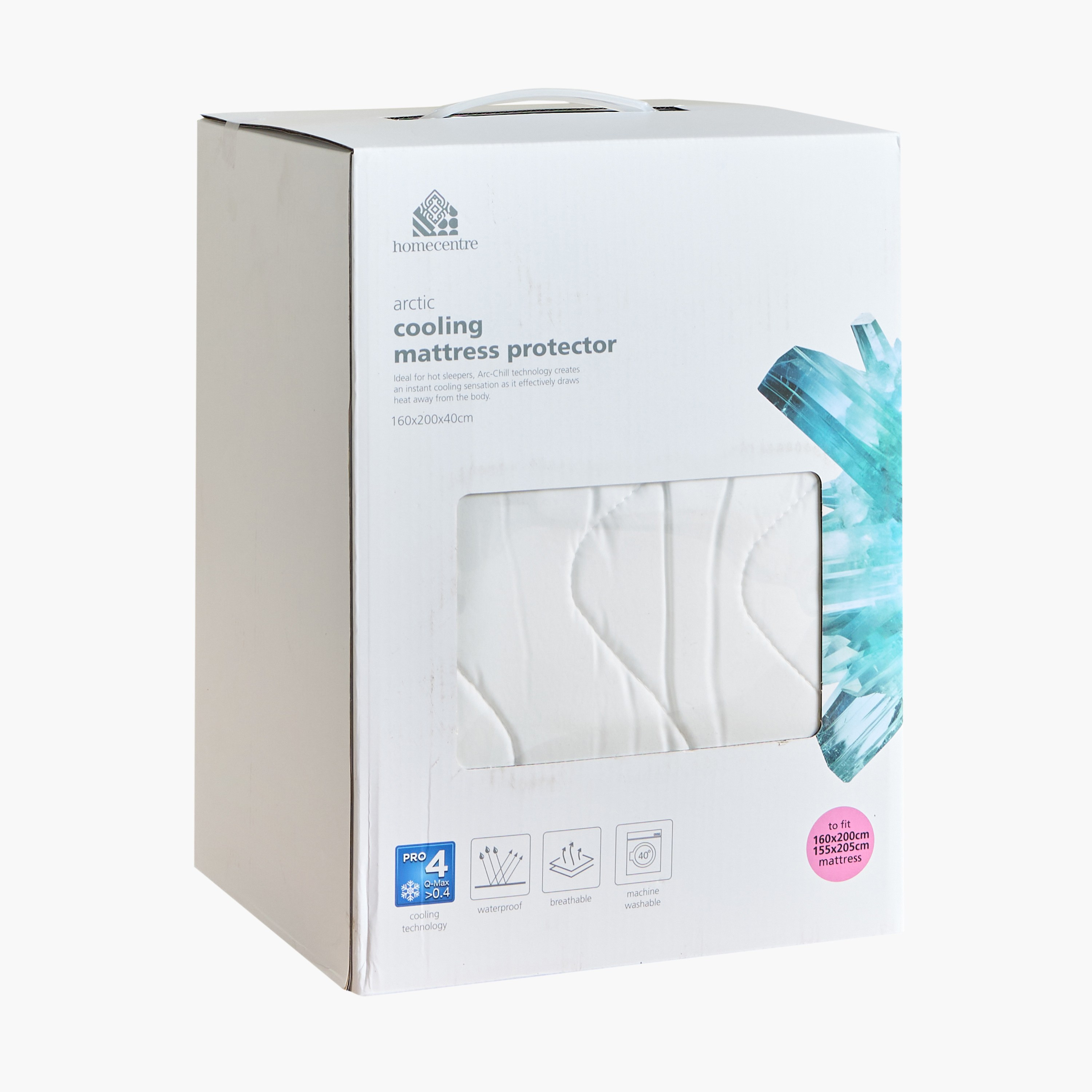Cooling Jersey Queen Mattress Protector - 160x200 cm-household-bedding-mattresstoppersandprotectors-mattressprotectors-image-4