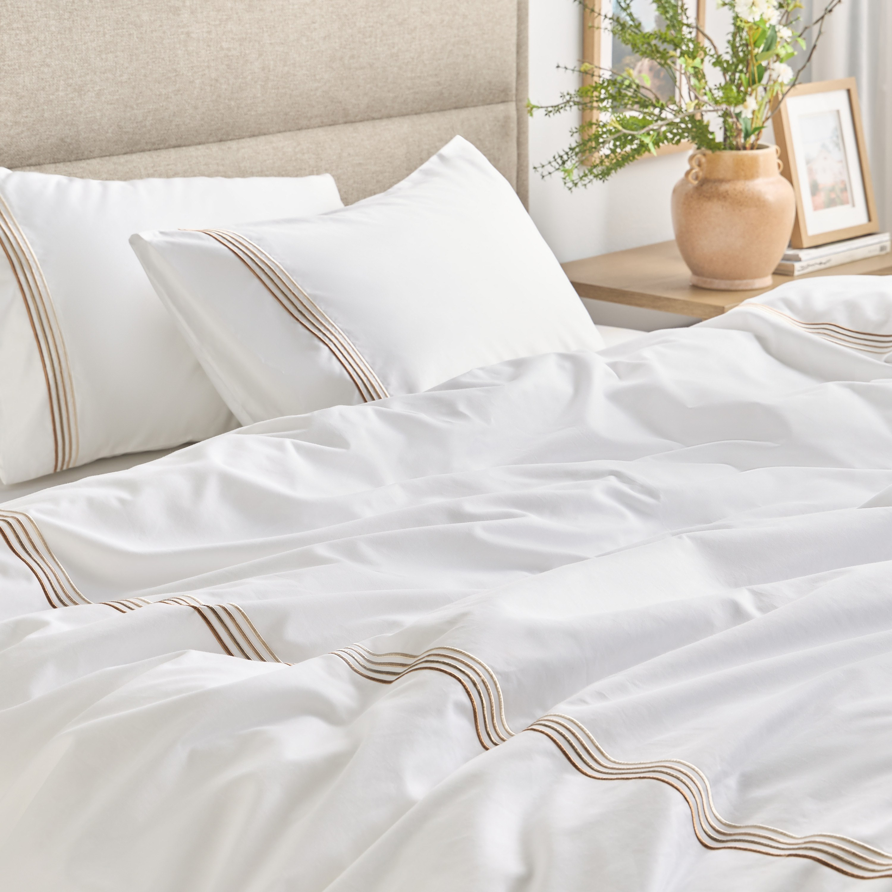 Maddison Egyptian Cotton 600 Thread Count 3-Piece King Duvet Cover Set - 230x220 cm-household-bedding-duvetandcovers-duvetcovers-image-6