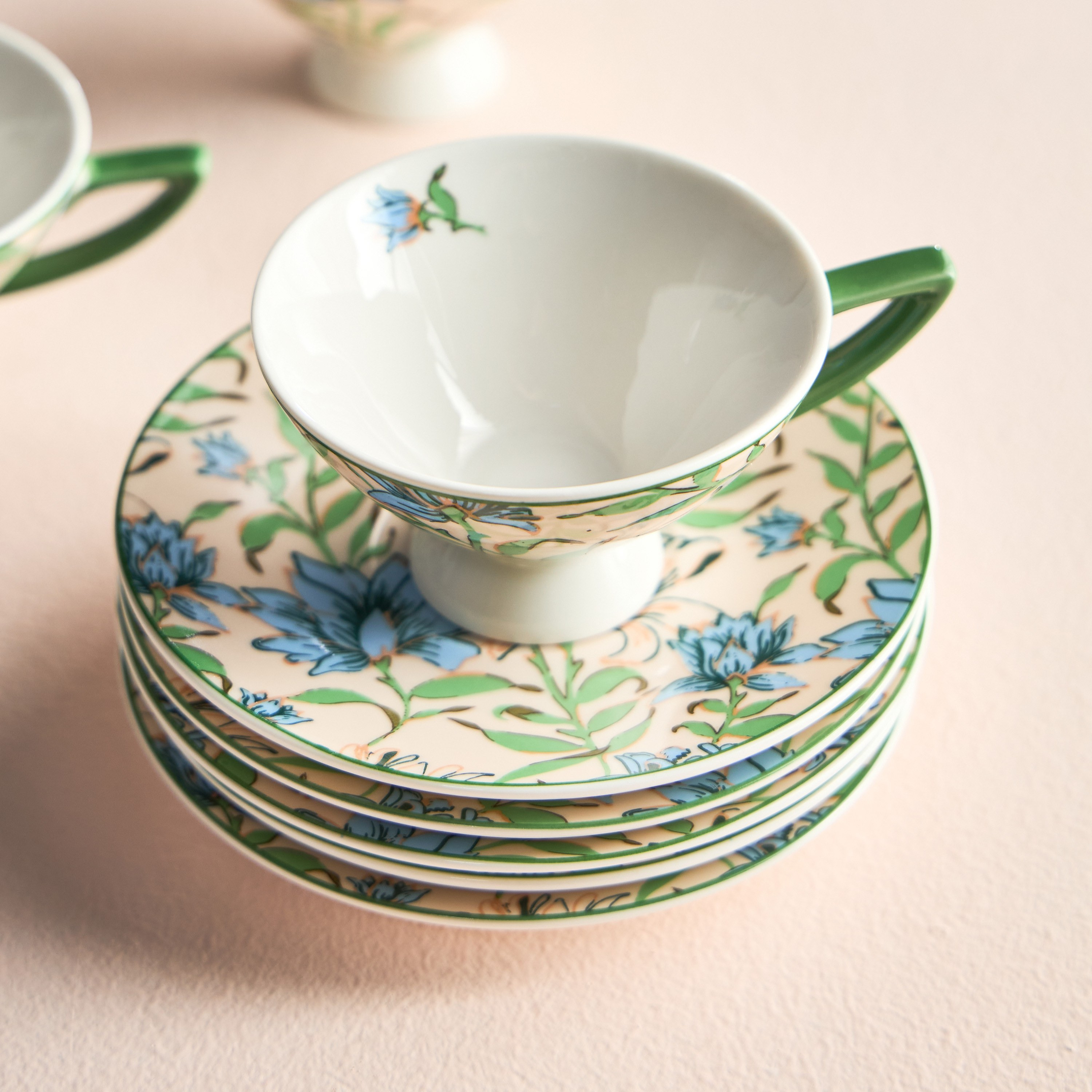 Ariana 12-Piece Porcelain Espresso Set - 90 ml, Serves 6-household-dining-teaandcoffee-teaandcoffeesets-image-2