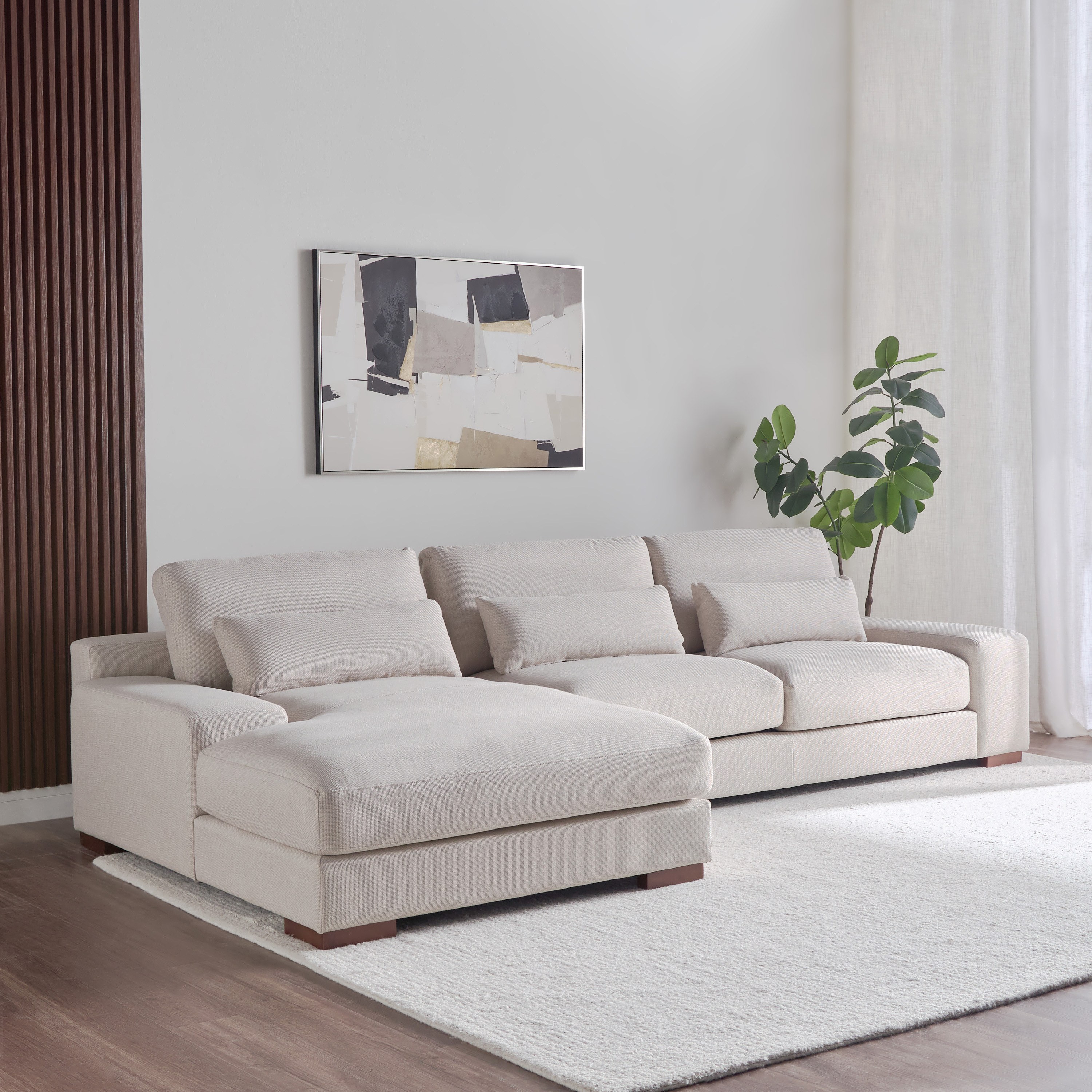 Bartow 4-Seater Fabric Left Corner Sofa-furniture-sofaandseating-cornersofas-image-1