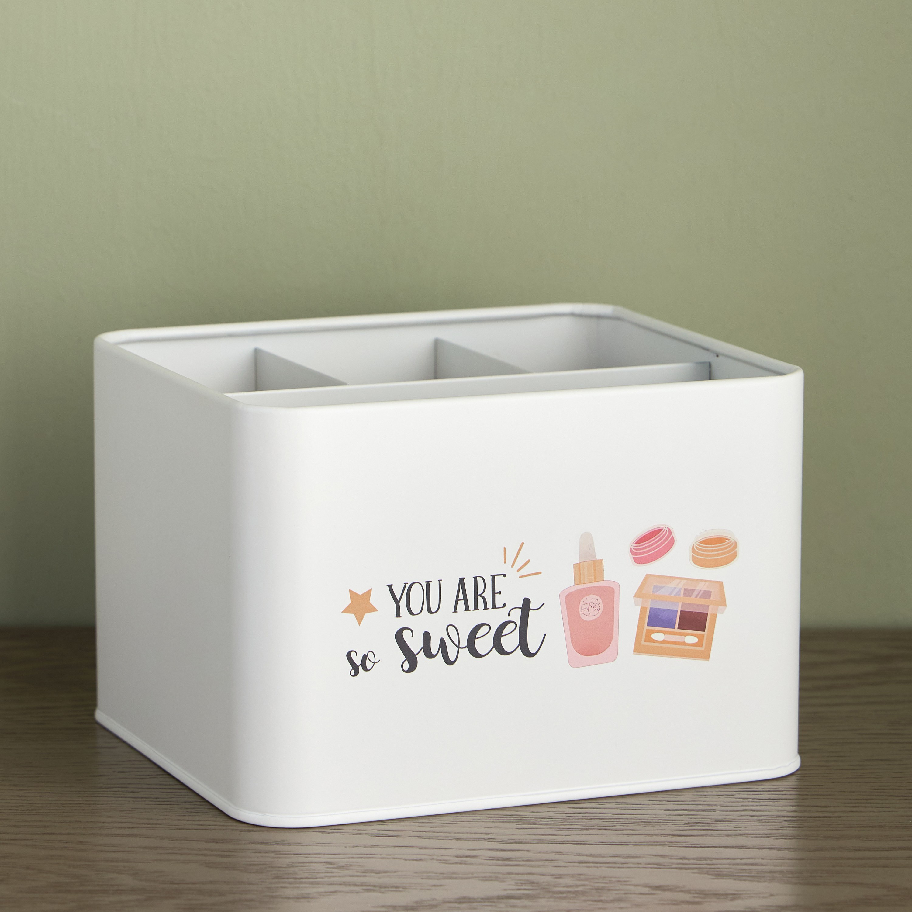 Audrey 4-Compartment Cosmetic Organiser-household-storage-cosmeticorganizing-makeuporganizersandsets-image-1