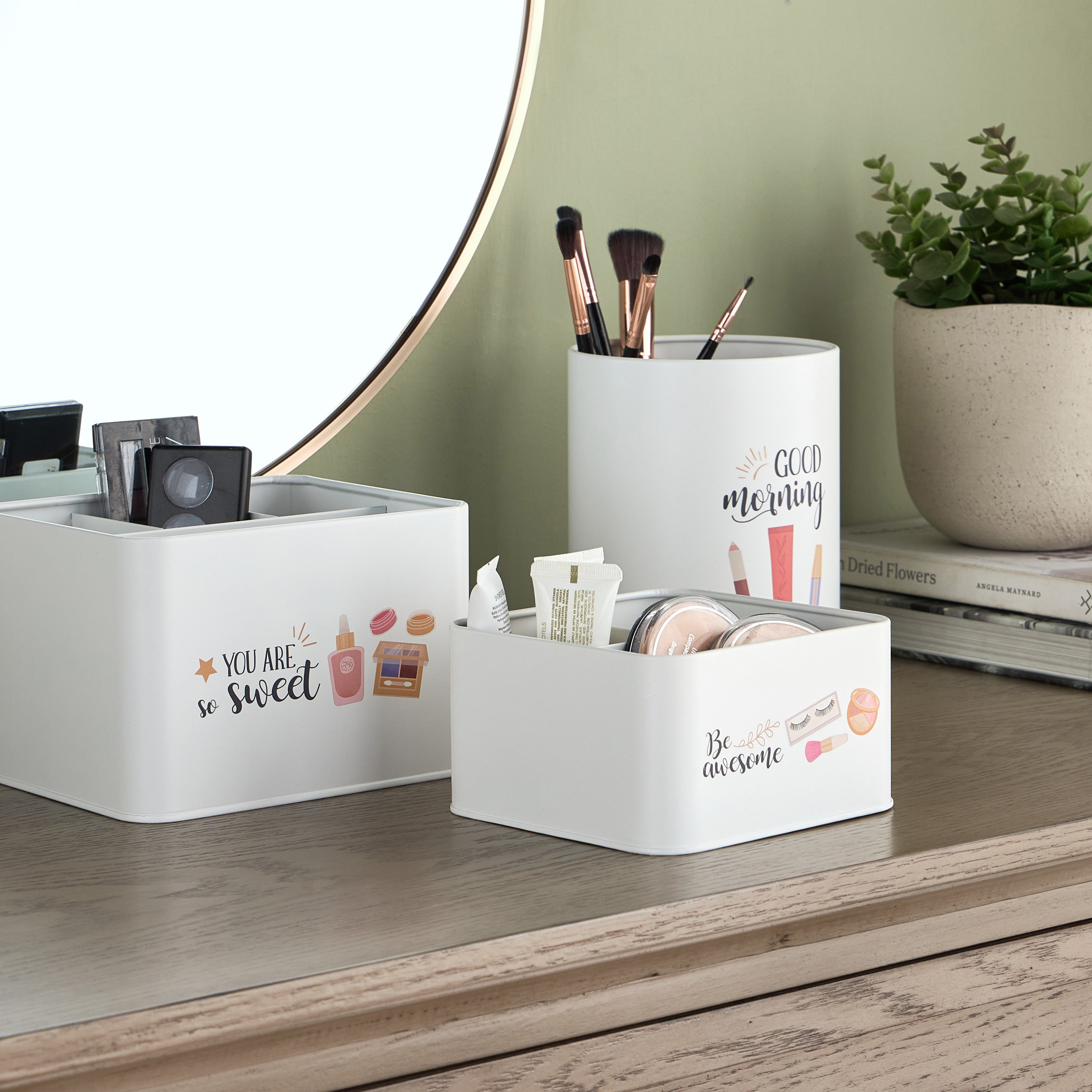 منظم مستحضرات تجميل 4 أقسام - أودري-household-storage-cosmeticorganizing-makeuporganizersandsets-image-4
