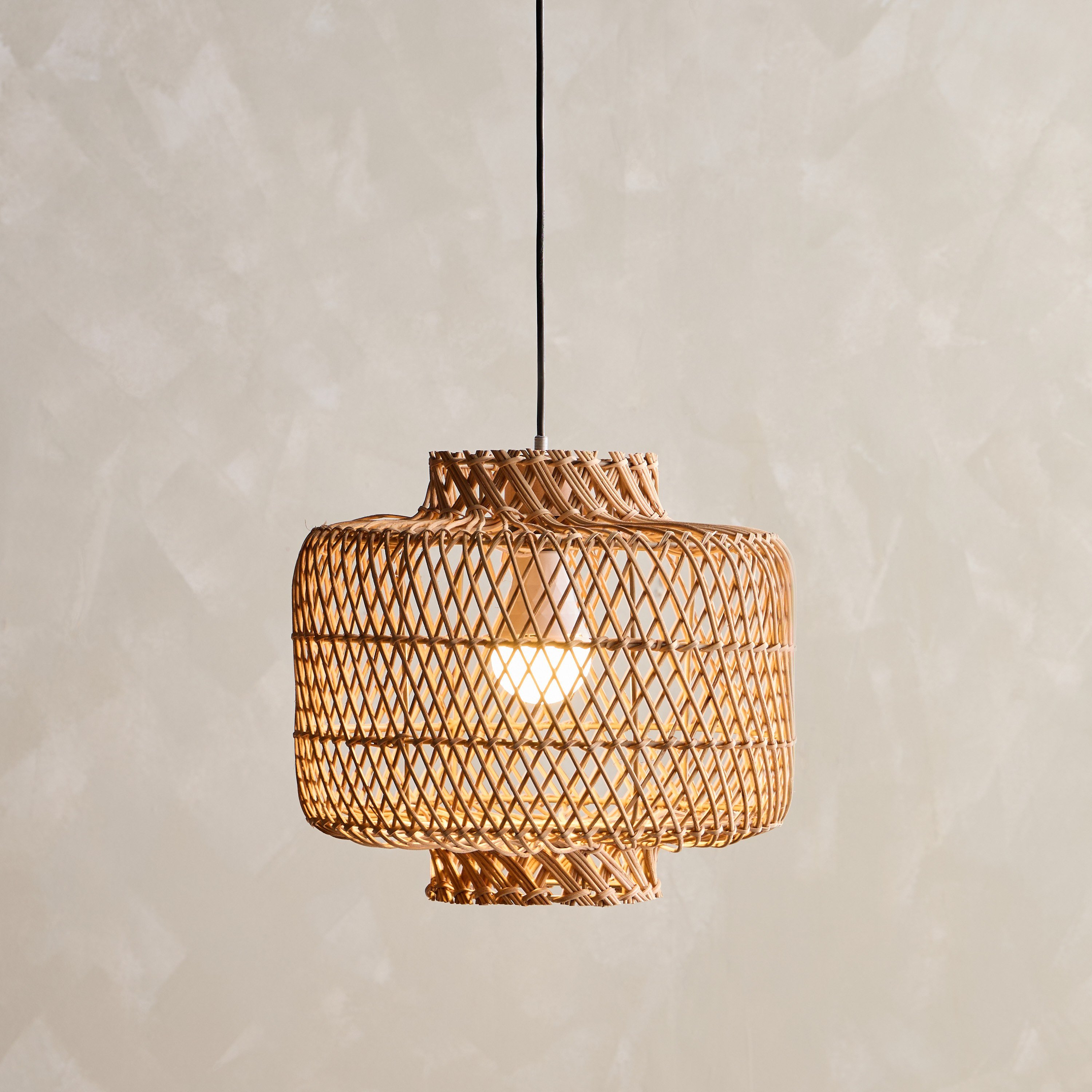 غطاء مصباح سقف روطان - والدو من ميكس آند ماتش - 29 سم-household-lighting-tableanddesklamps-image-2