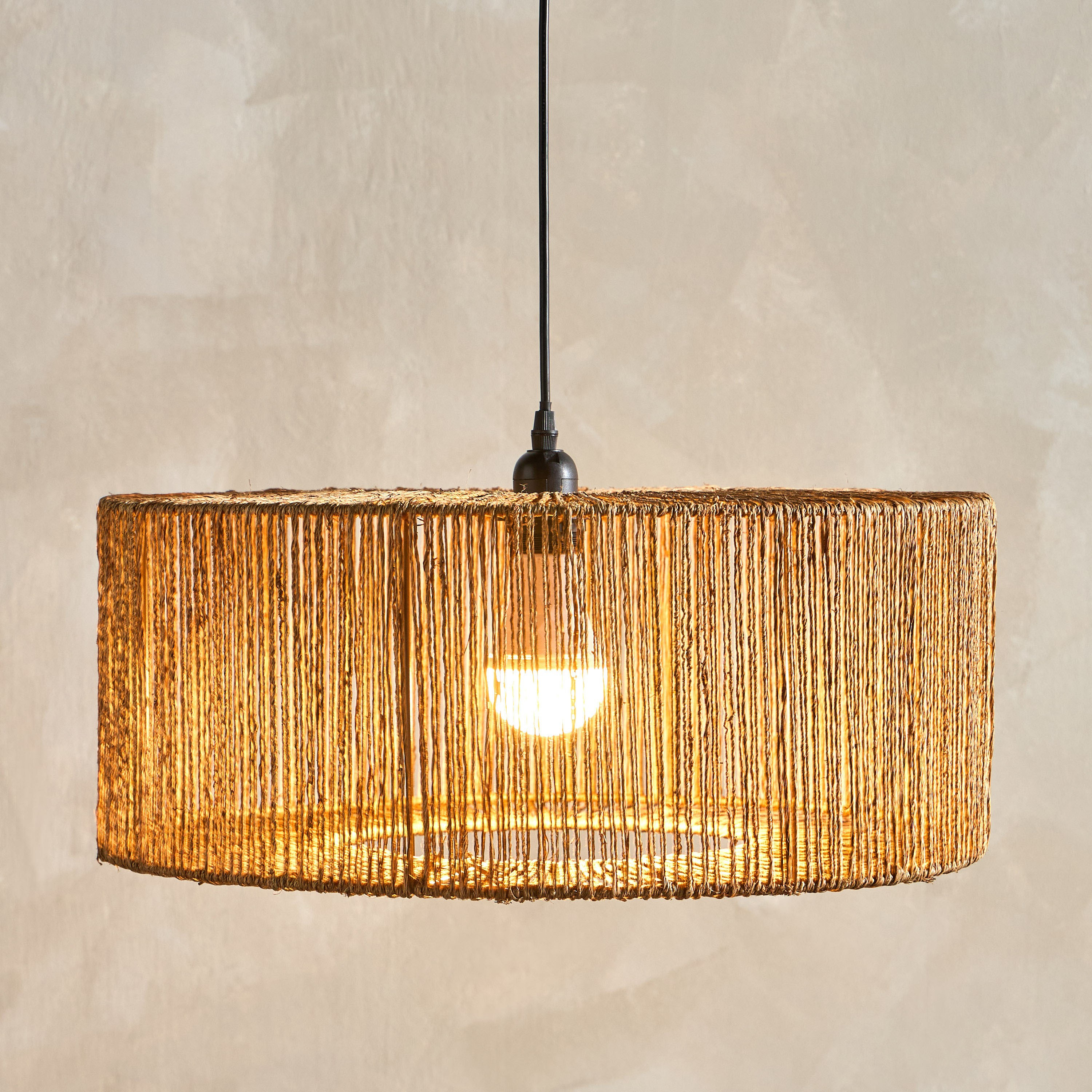 Mix and Match Hachi Jute Ceiling Lamp Shade - 20 cm-household-lighting-tableanddesklamps-image-2