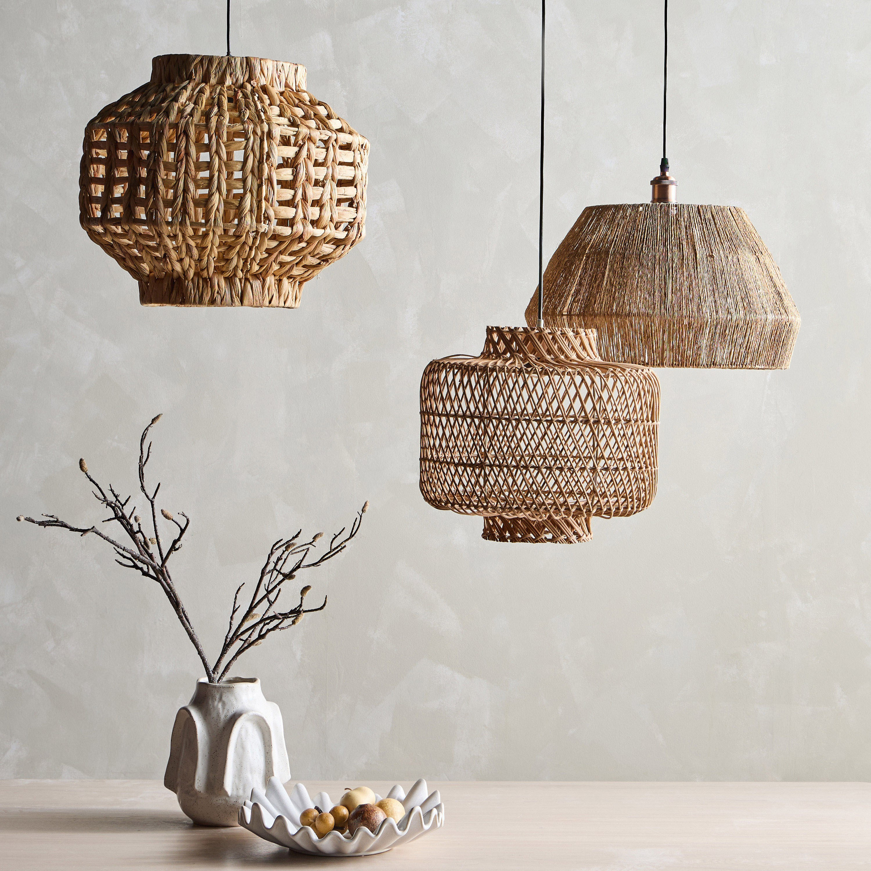 Mix and Match Yankee Jute Ceiling Lamp Shade - 26 cm-household-lighting-ceilinglamps-pendantlamps-image-4