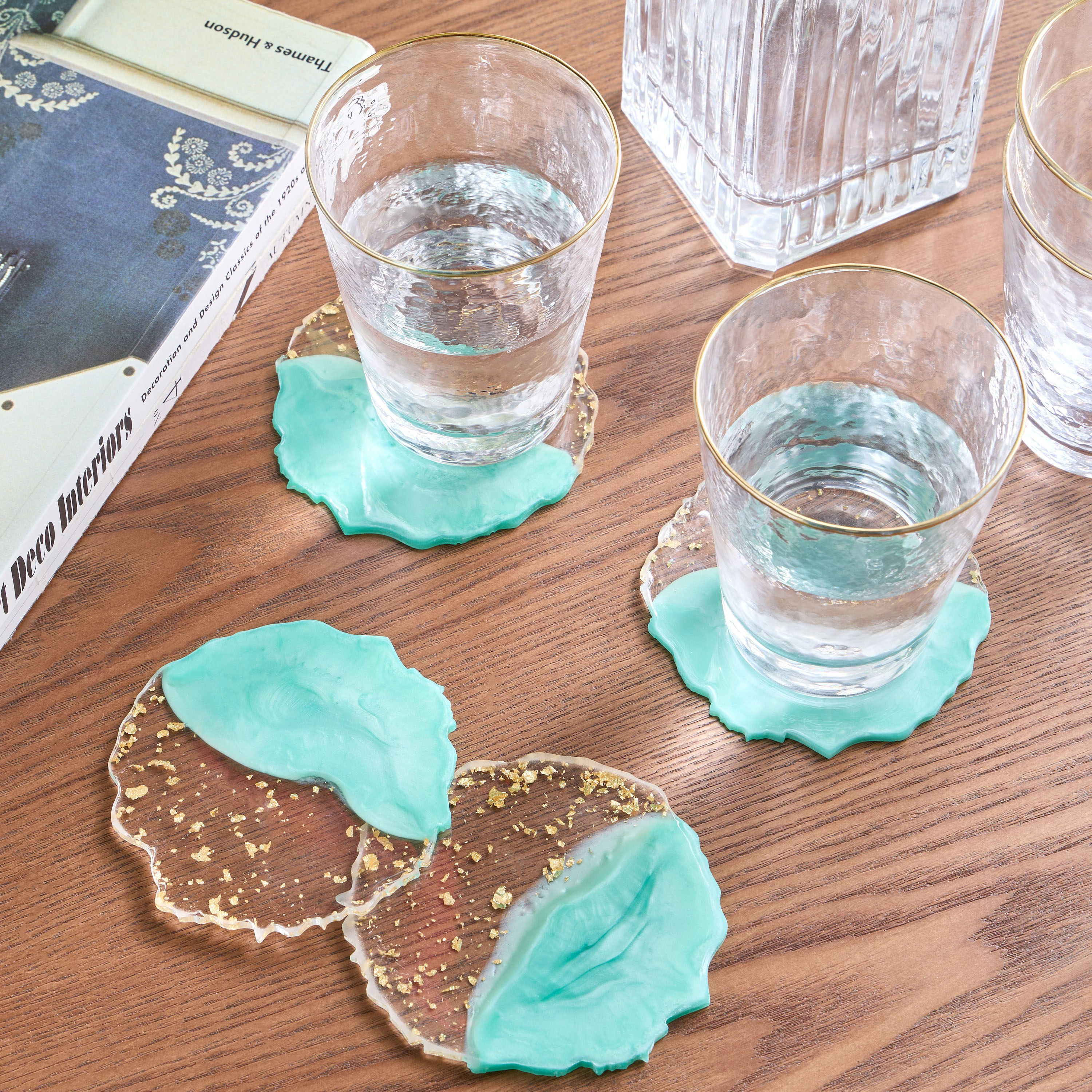 Sienna 4-Piece Coaster Set - 11 cm-household-dining-tablelinen-napkinsandaccessories-image-3
