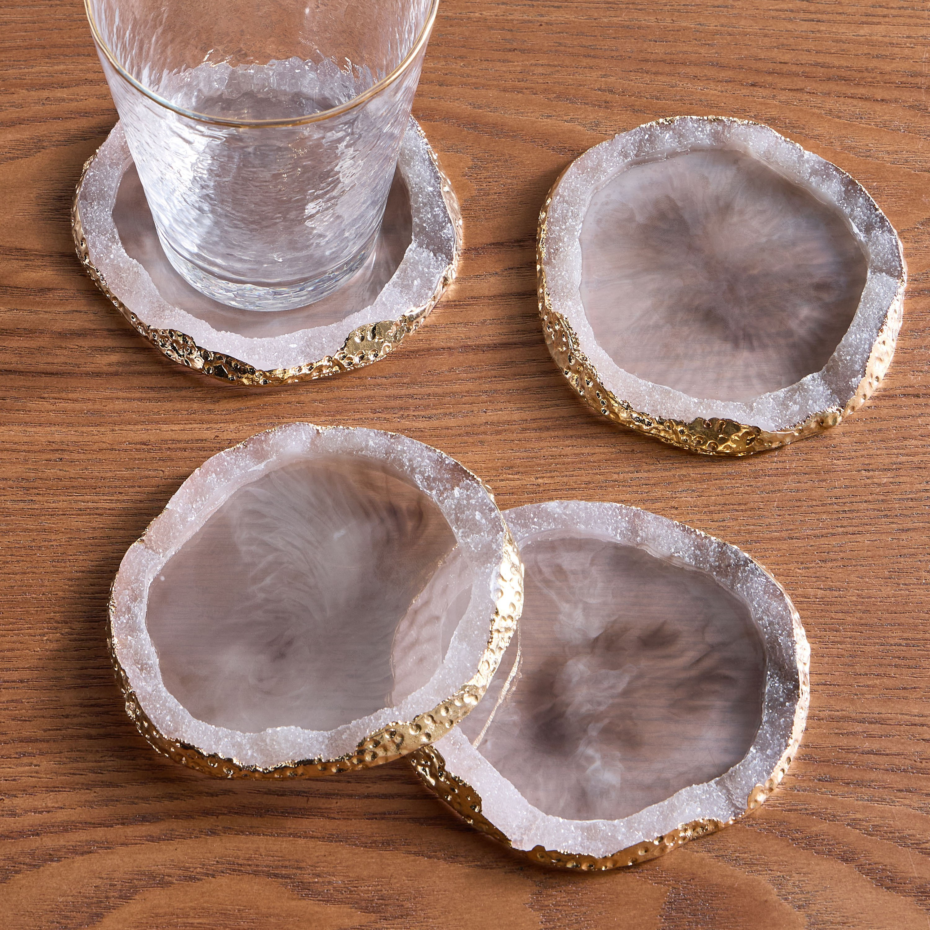 Cyra 4-Piece Coaster Set - 11 cm-household-dining-tablelinen-napkinsandaccessories-image-1