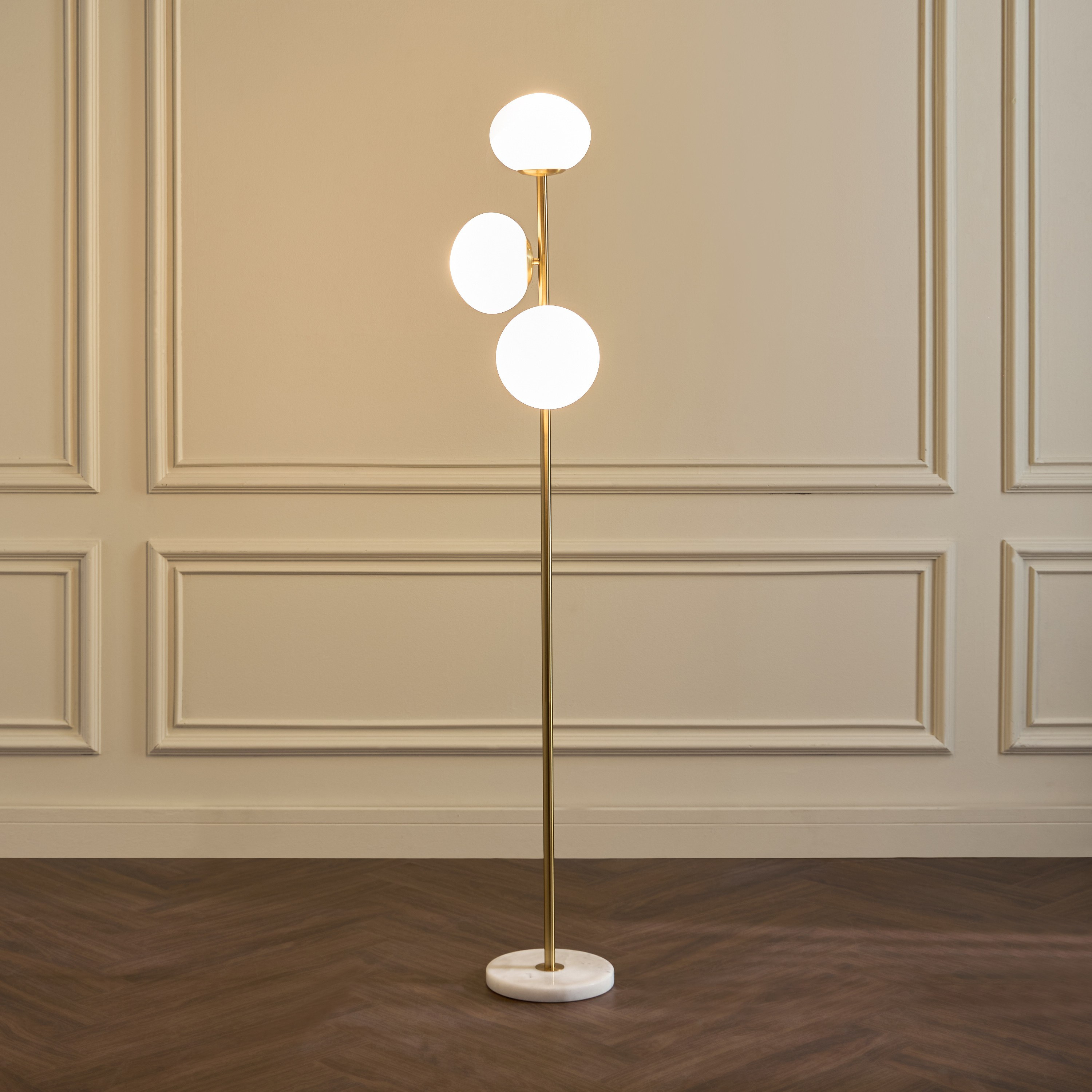 مصباح أرضية زجاج - إيفرلي- 153 سم-household-lighting-floorlamps-image-2