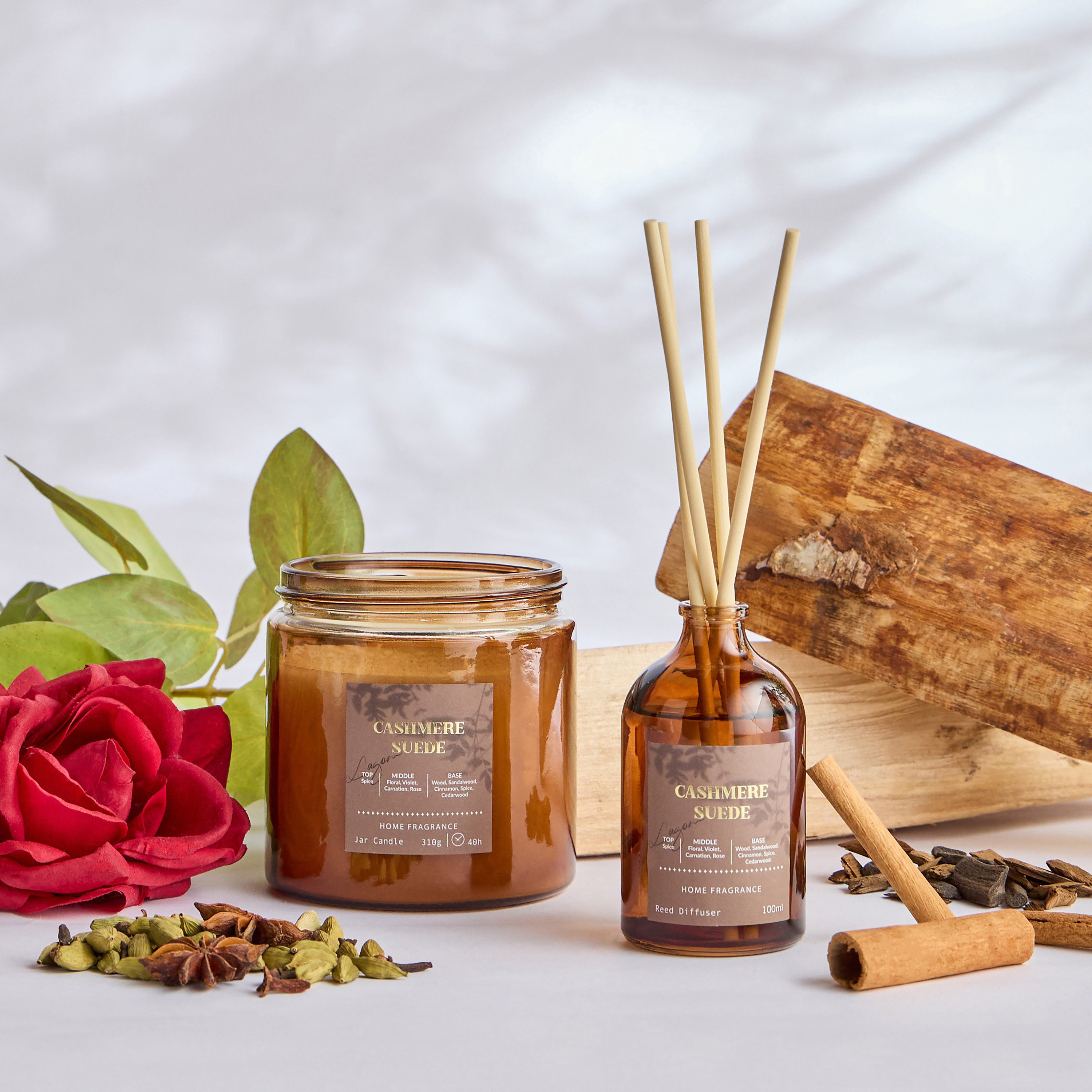 Lagom Cashmere Suede Reed Diffuser - 100 ml-household-homefragrance-reeddiffusers-image-4