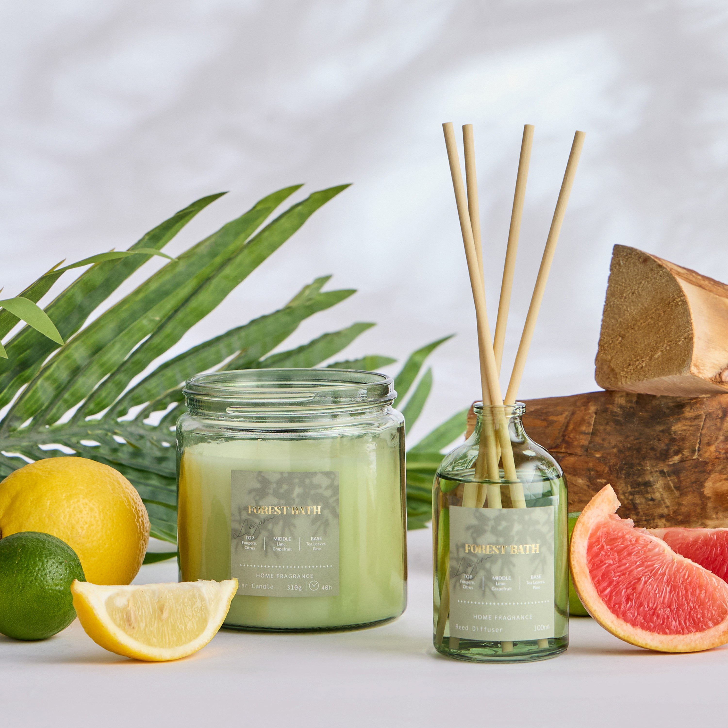 Lagom Forest Bath Reed Diffuser - 100 ml-household-homefragrance-reeddiffusers-image-4