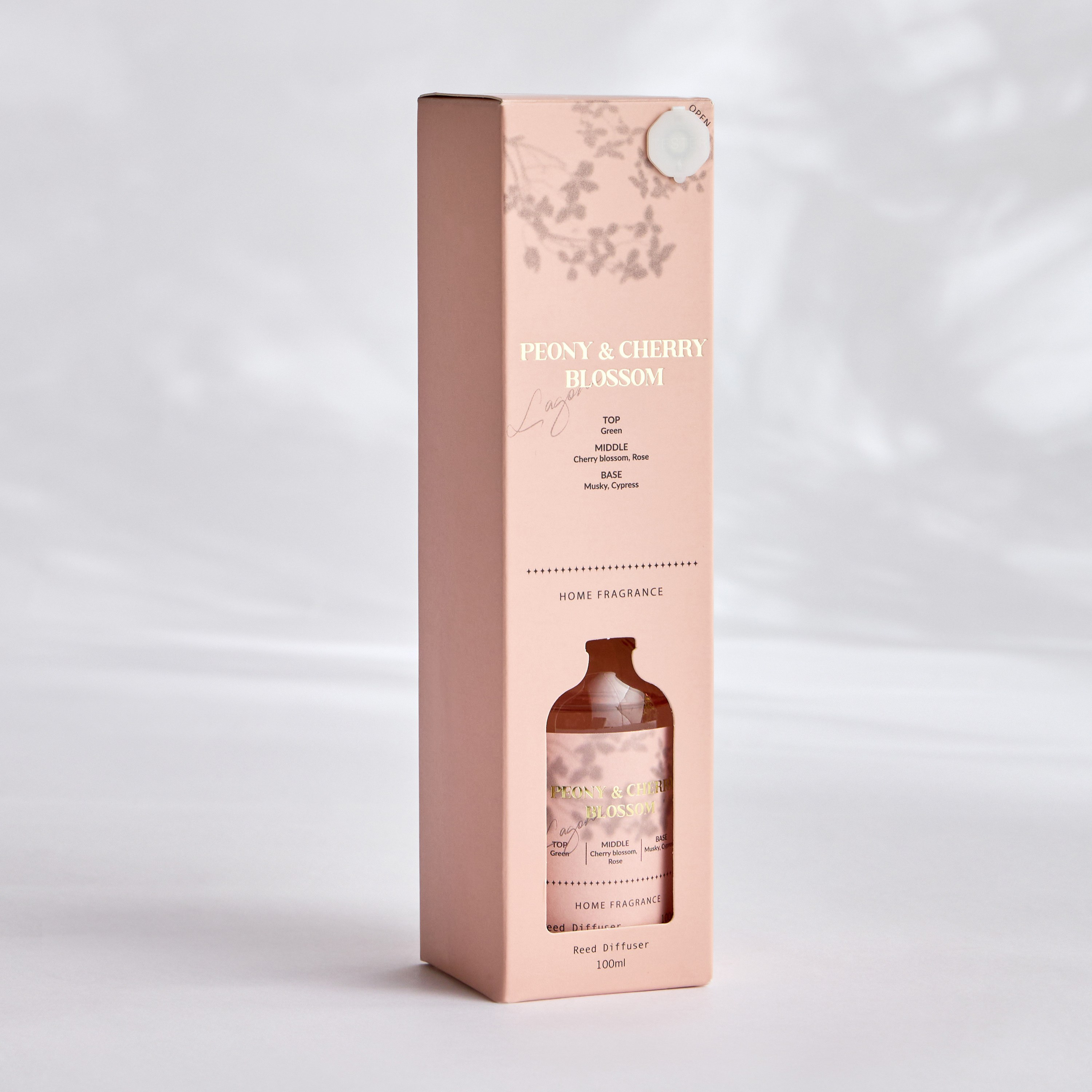 Lagom Peony and Cherry Blossom Reed Diffuser - 100 ml-household-homefragrance-reeddiffusers-image-3