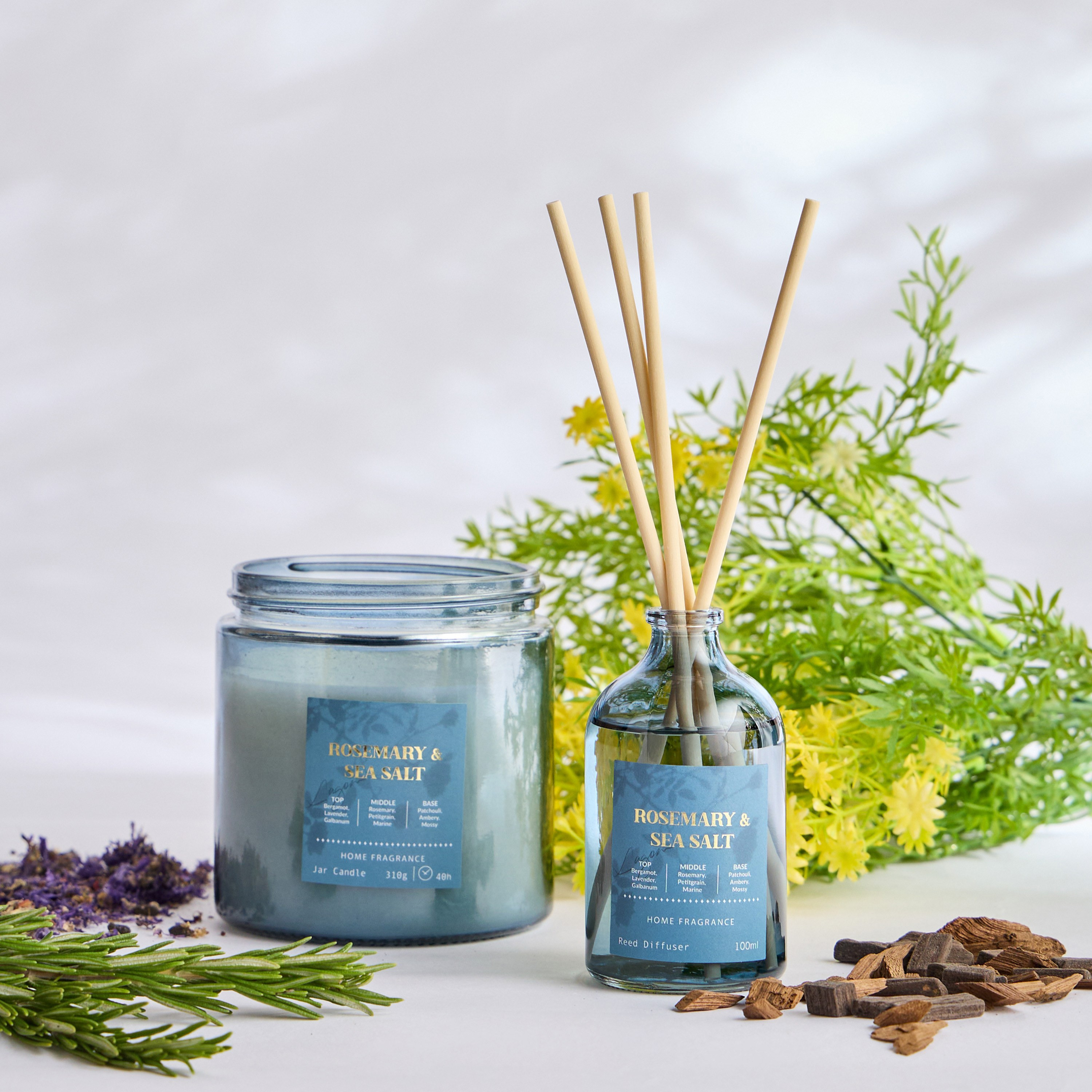Lagom Rosemary and Sea Salt Reed Diffuser - 100 ml-household-homefragrance-reeddiffusers-image-4