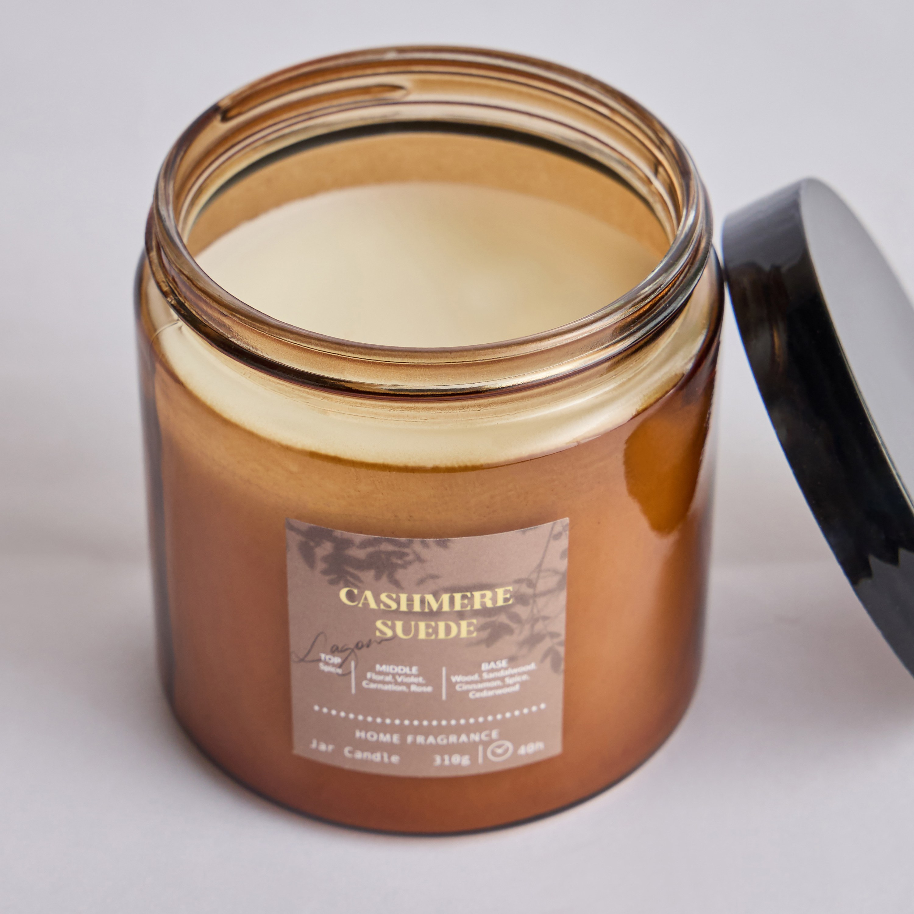 Lagom Cashmere Suede Jar Candle - 310 gm-household-homefragrance-candles-image-2