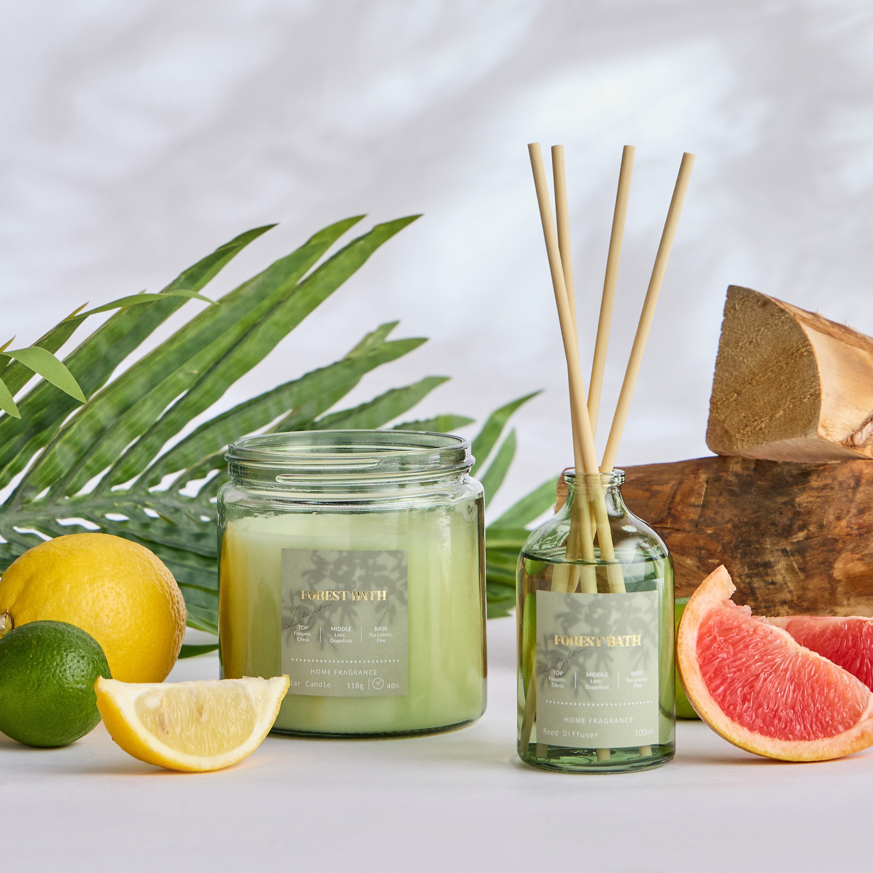 Lagom Forest Bath Scented Jar Candle - 40 h-household-homefragrance-candles-image-3