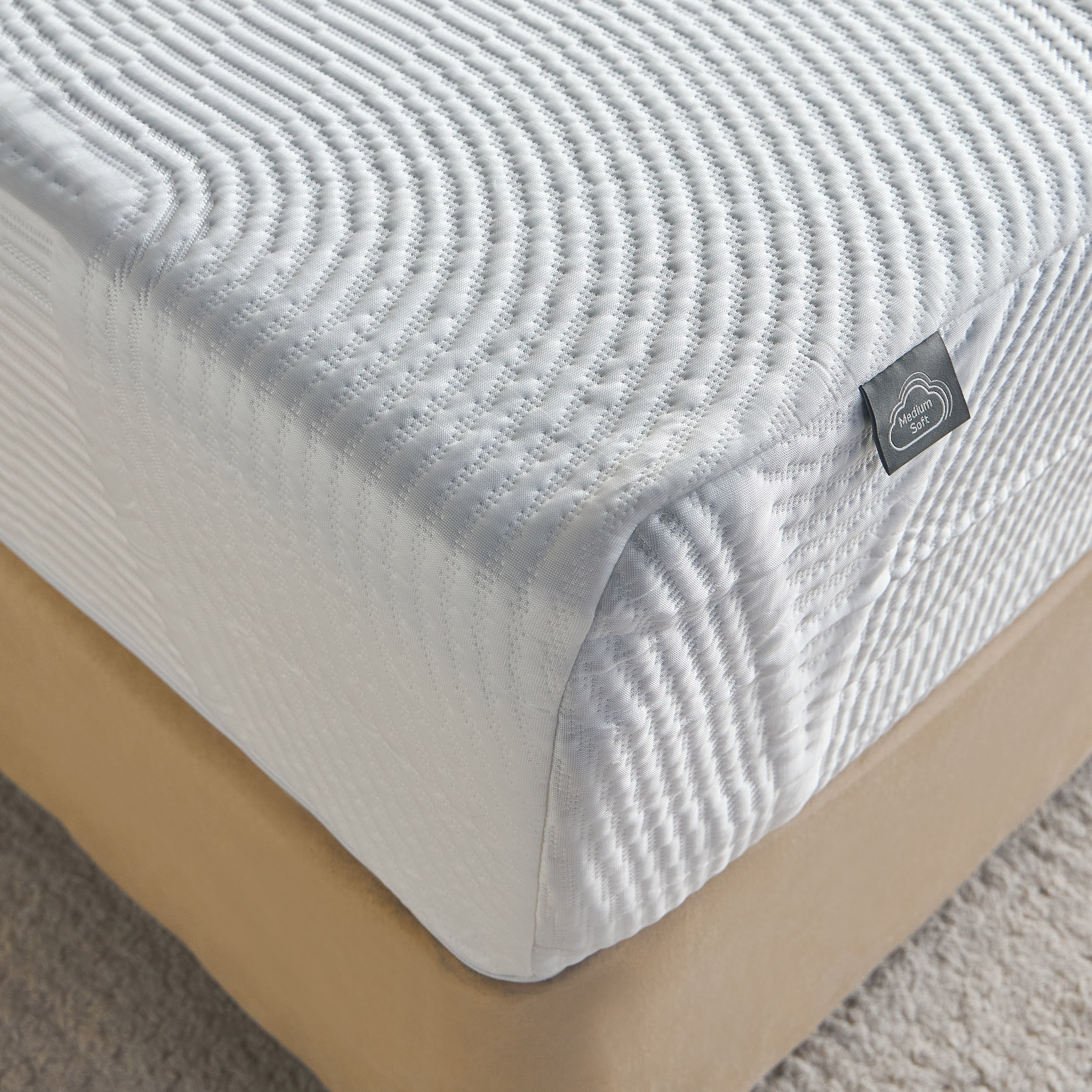 Shop Plush Contoured Air Gel Foam Single Mattress - 90x200 cm ...
